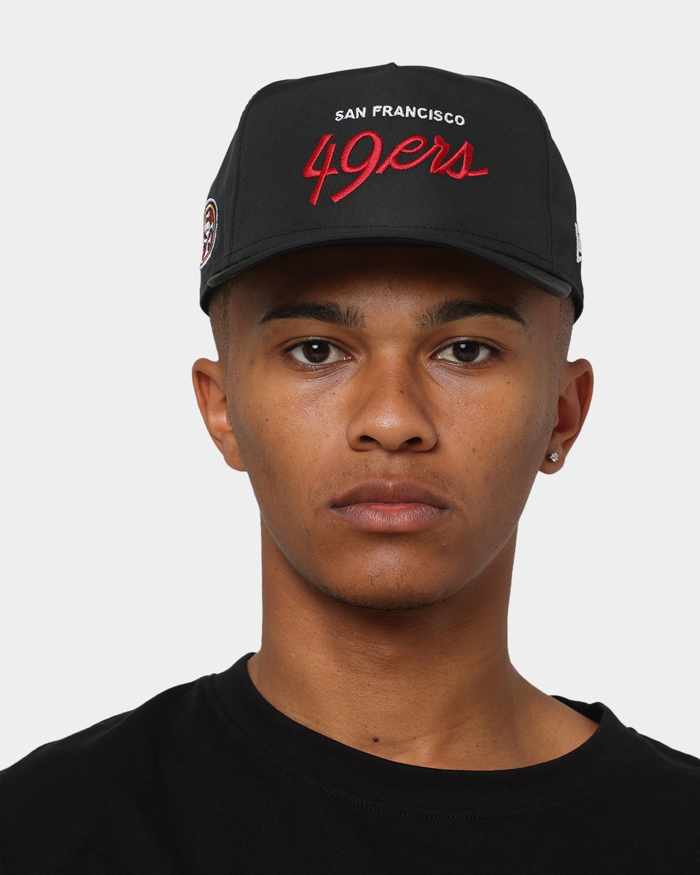 New Era San Francisco 49ers 'Black Team Script' Prolight Old Golfer Black