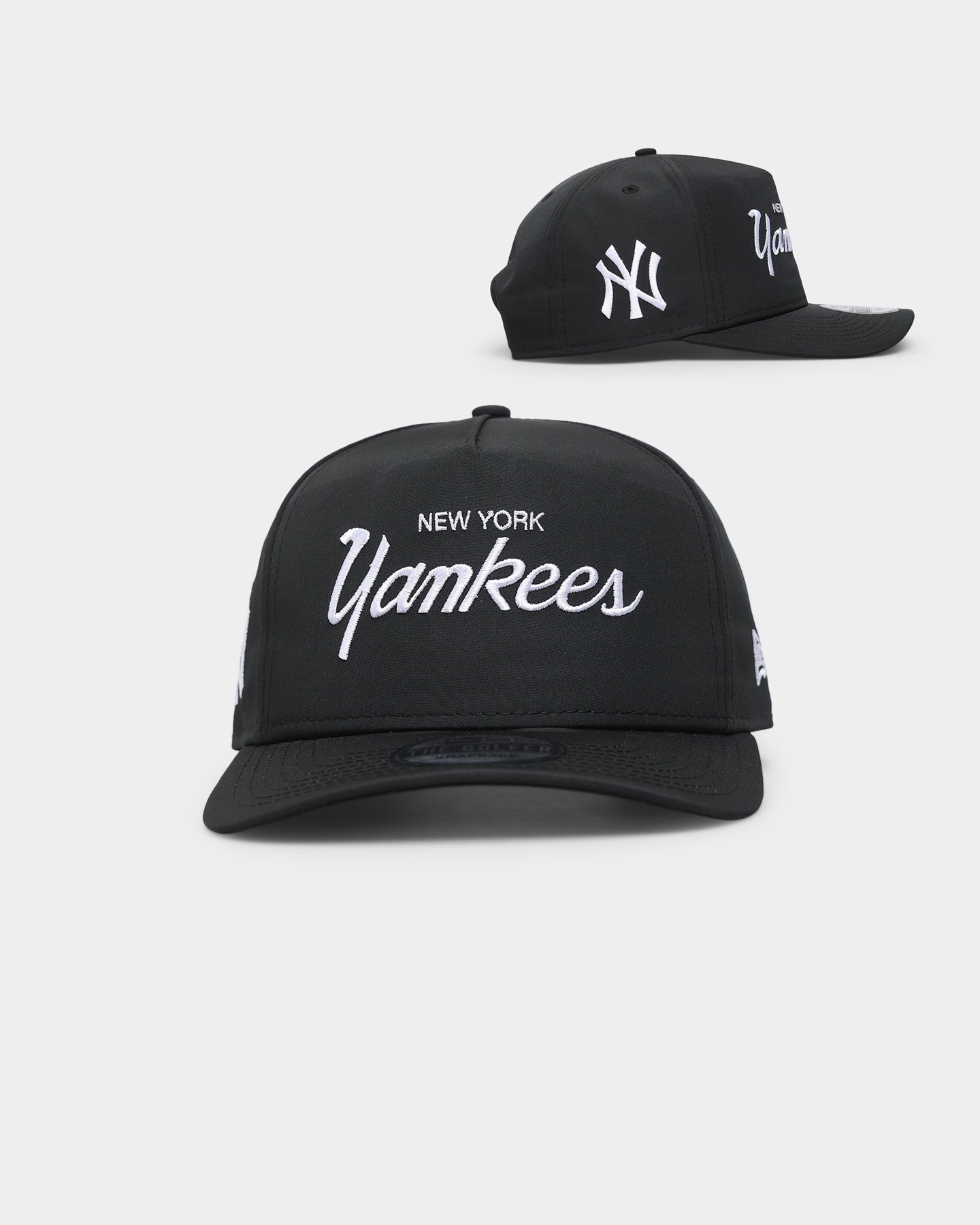 New Era New York Yankees 'Black Team Script' Prolight Old Golfer Black