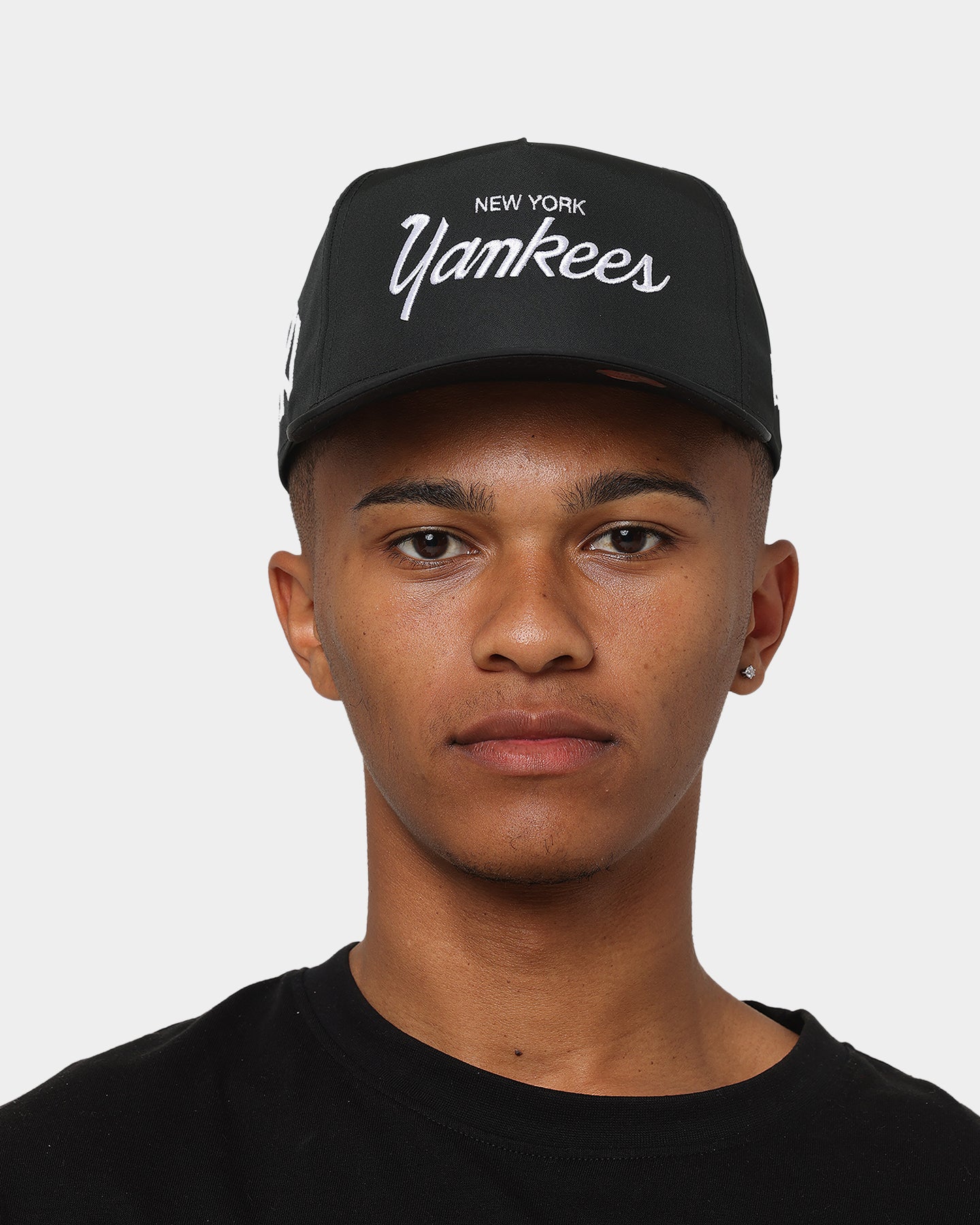 New Era New York Yankees 'Black Team Script' Prolight Old Golfer Black