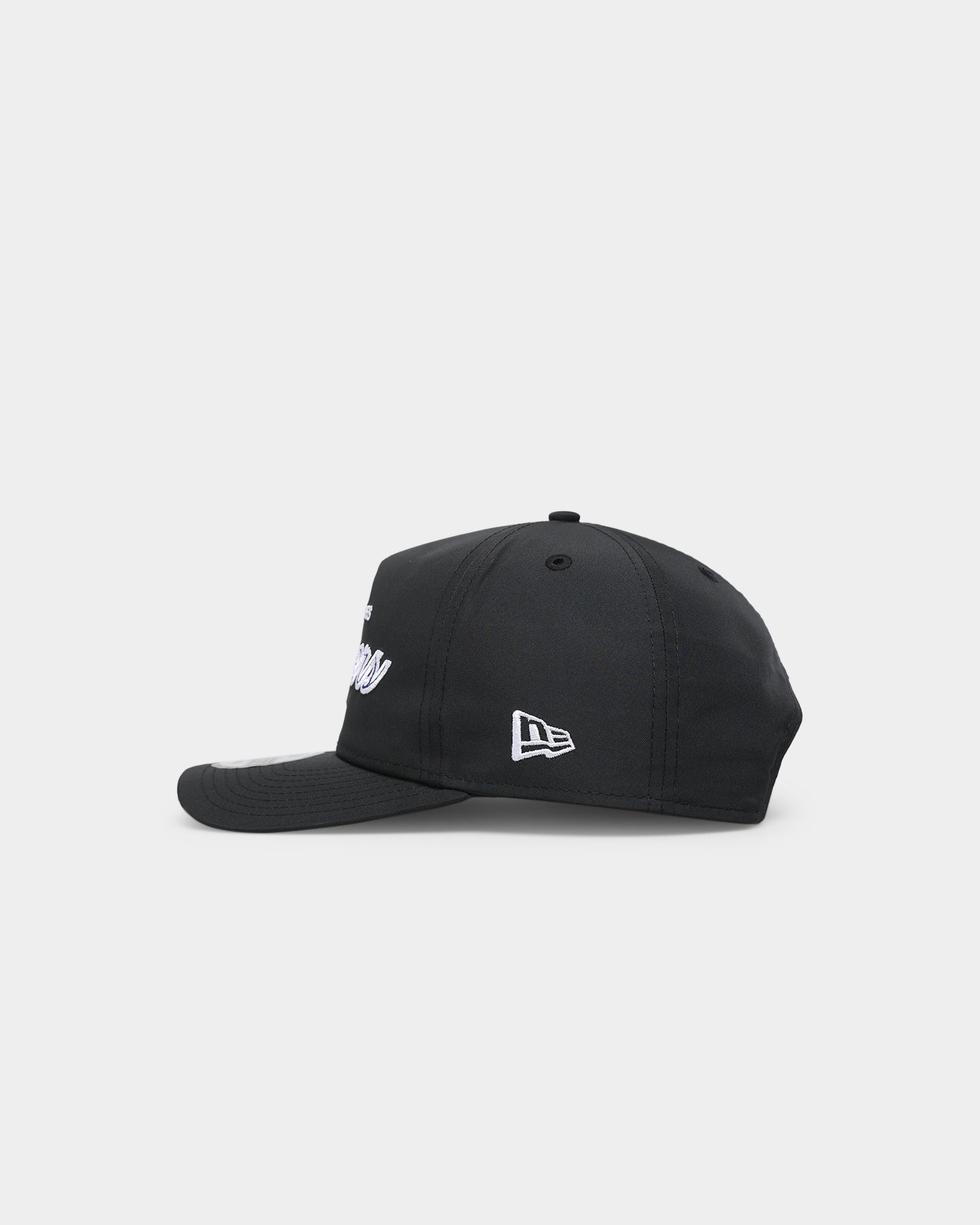 New Era Los Angeles Dodgers 'Black Team Script' Prolight Old Golfer Snapback Black