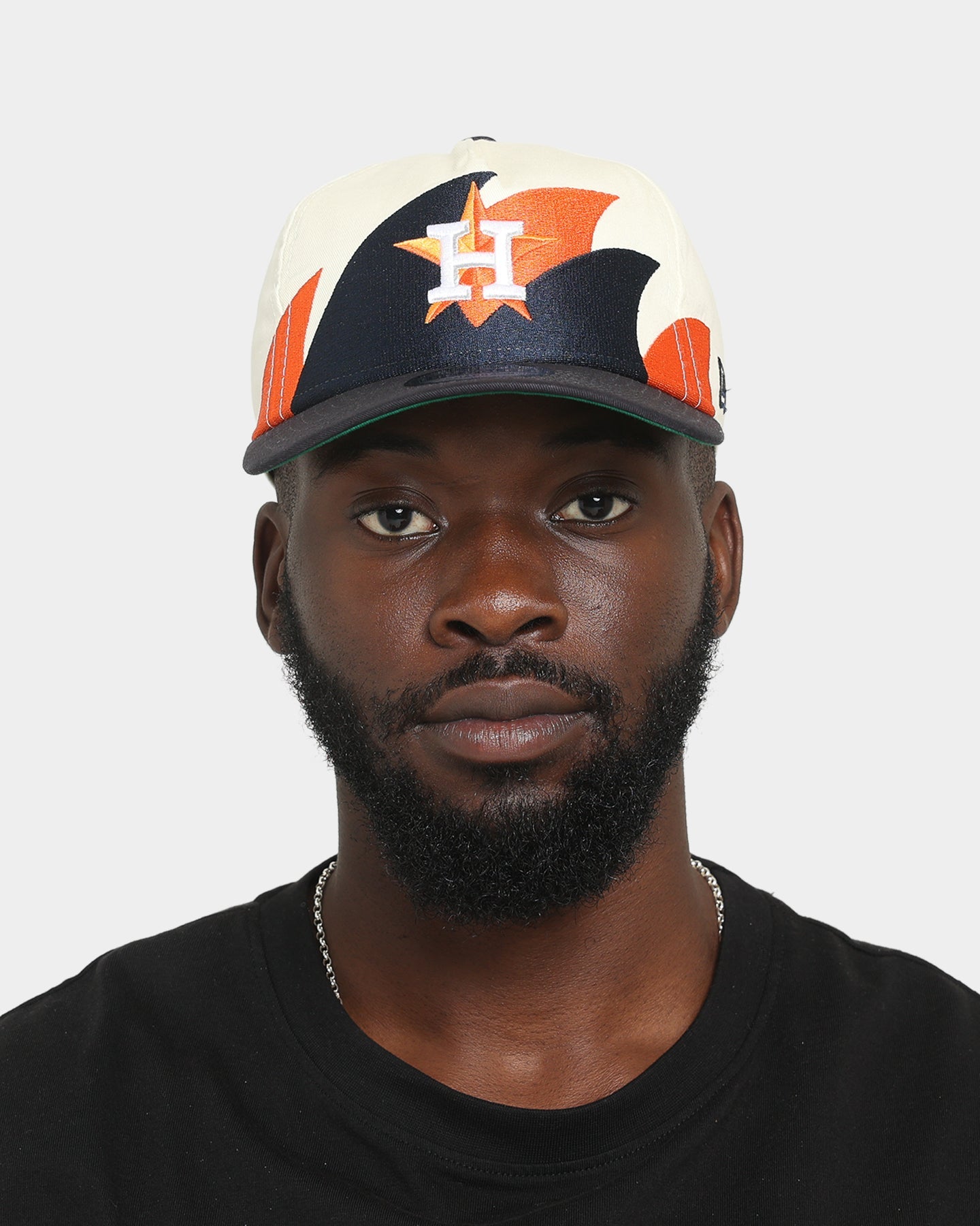 New Era Houston Astros 'Sharktooth Design' Old Golfer Snapback OTC/Sharktooth