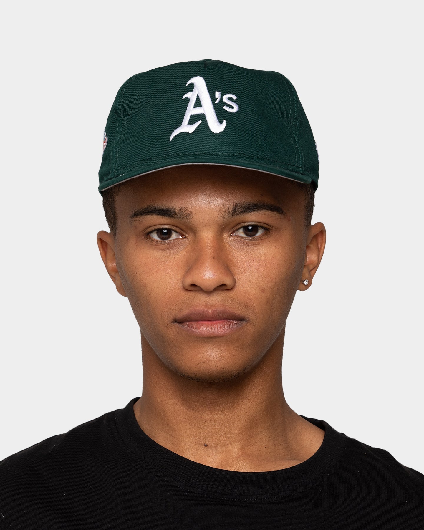 New Era Oakland Athletics 'OG Team Colour World Series Side Patch' Old Golfer Snapback Original Team Colours