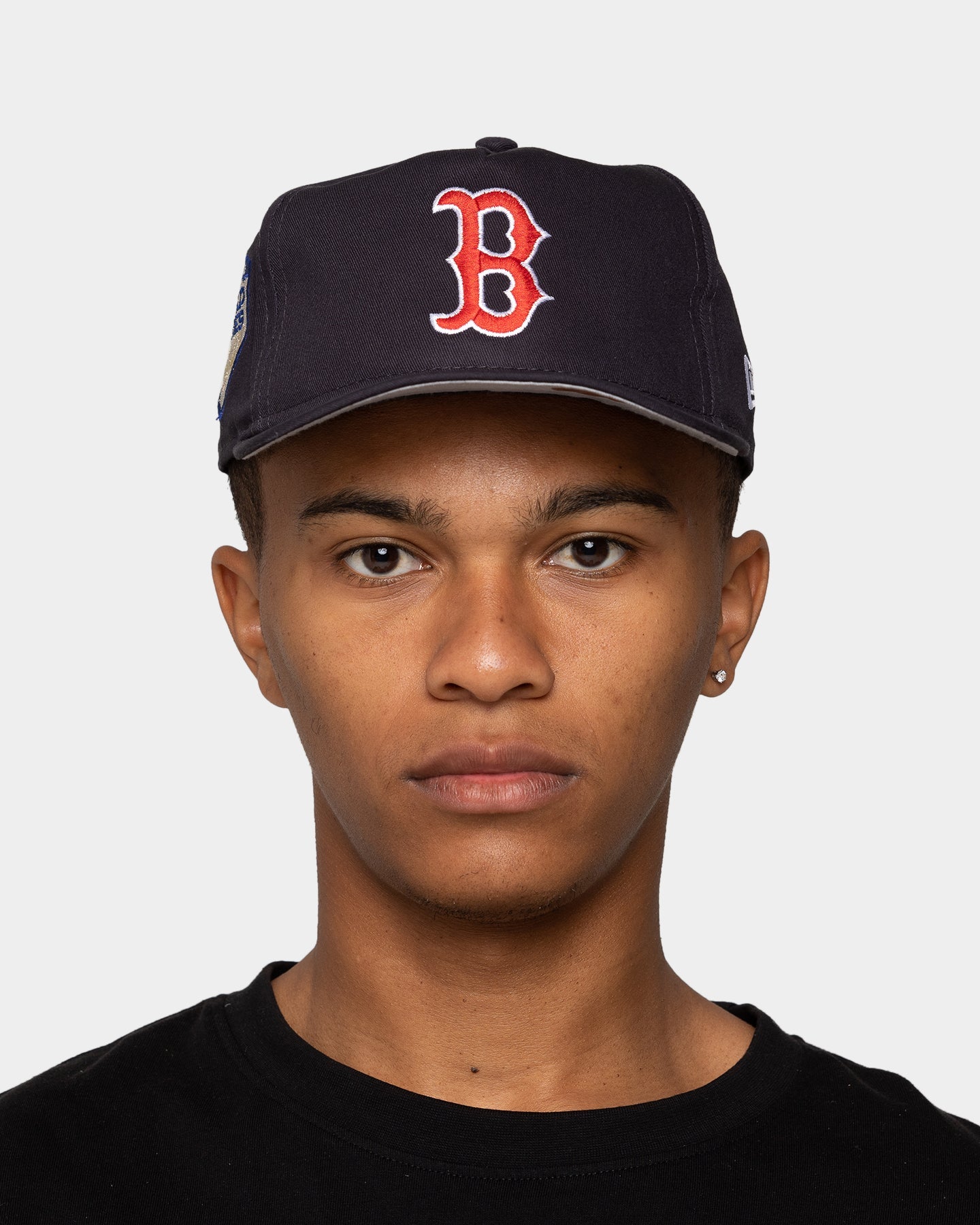 New Era Boston Red Sox 'OG Team Colour World Series Side Patch' Old Golfer Snapback Original Team Colours