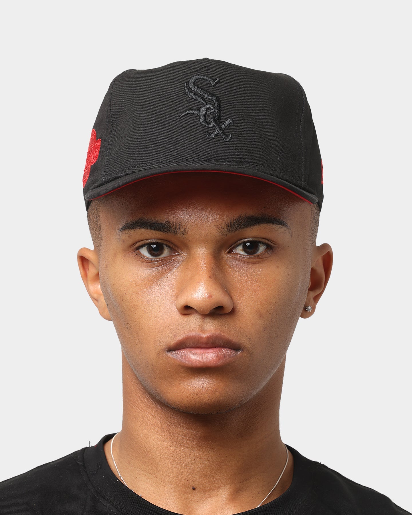New Era Chicago White Sox 'Red Carpet' Old Golfer Snapback Black/Red