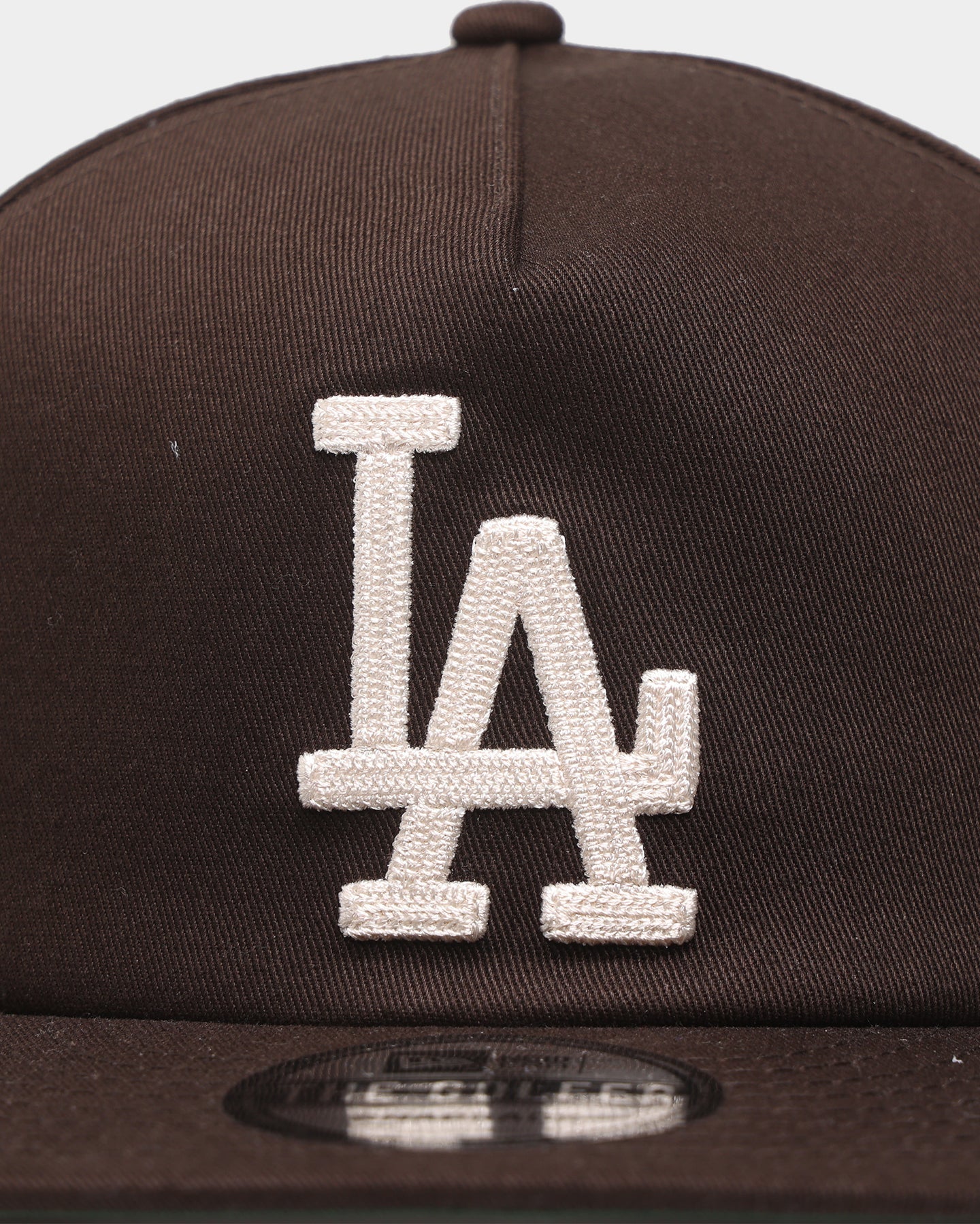 New Era Los Angeles Dodgers 'Chain Stitch' Golfer Snapback Walnut