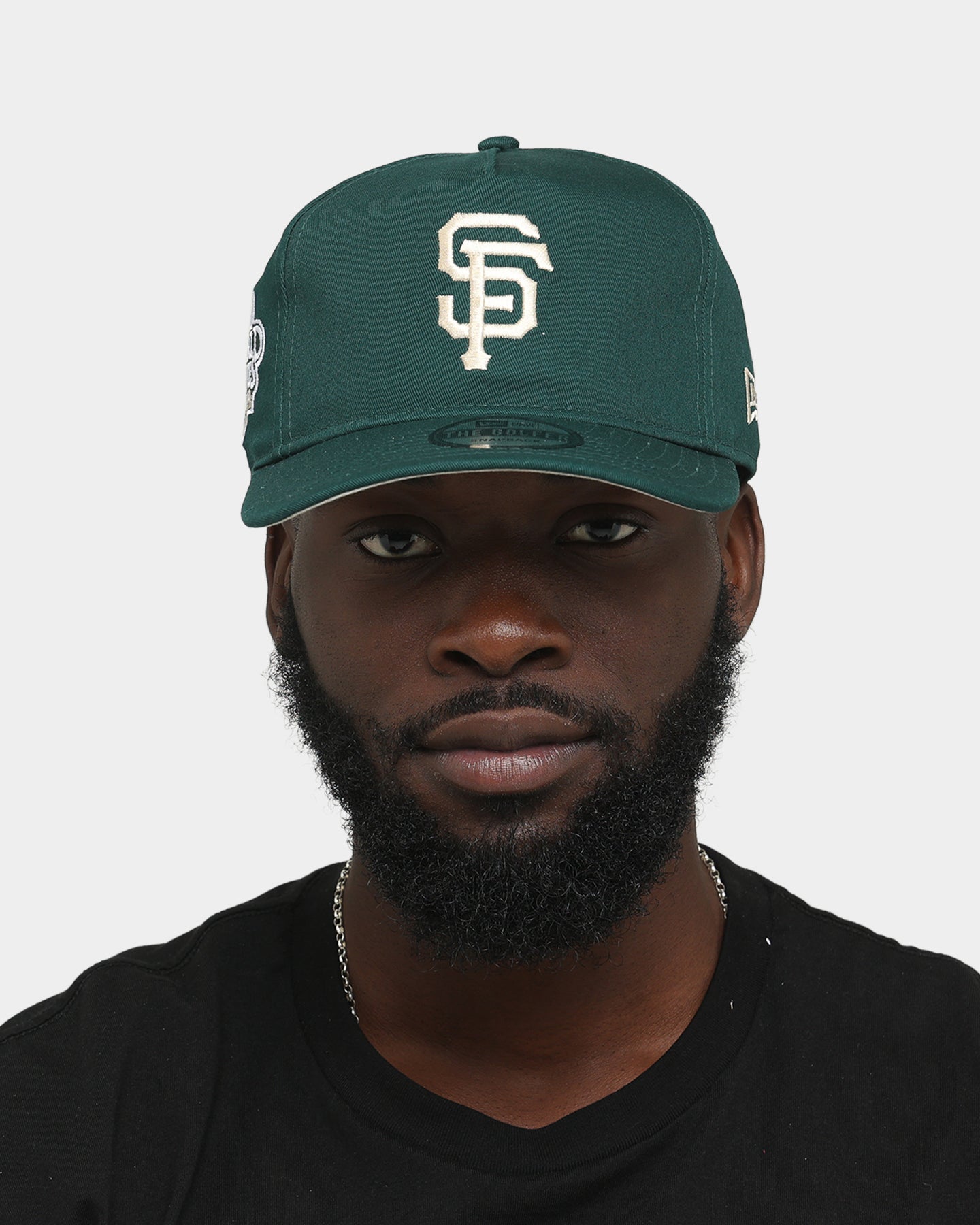 New Era San Francisco Giants 'Green & Cream' Old Golfer Snapback Dark Green