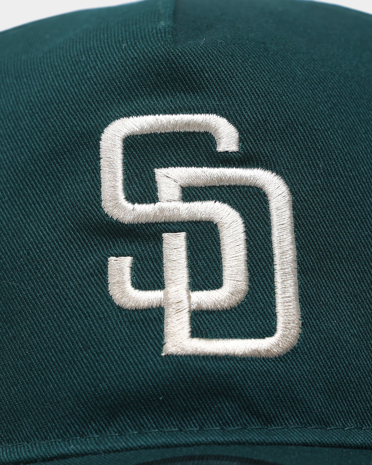 New Era San Diego Padres 'Green & Cream' Old Golfer Snapback Dark Green