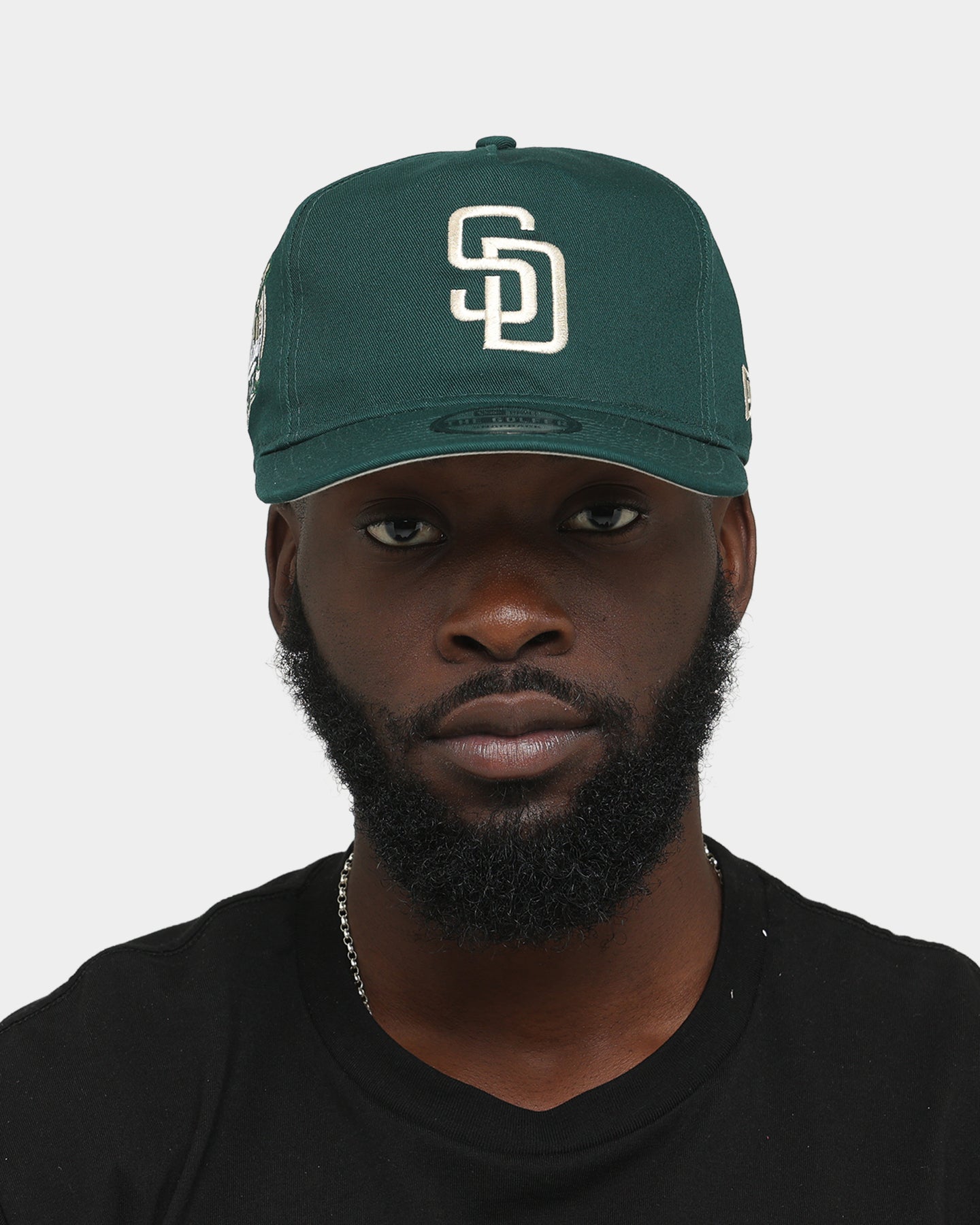 New Era San Diego Padres 'Green & Cream' Old Golfer Snapback Dark Green