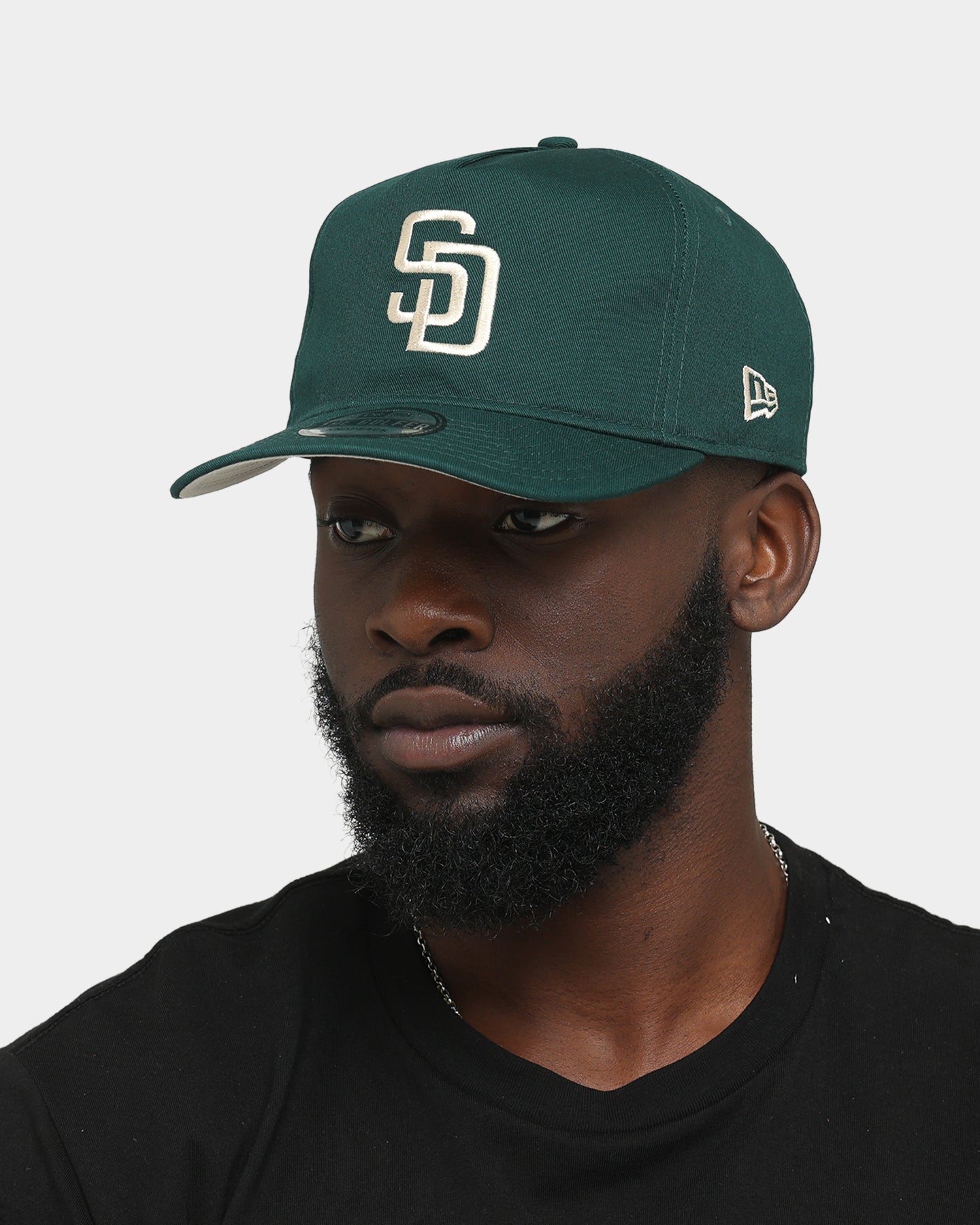 New Era San Diego Padres 'Green & Cream' Old Golfer Snapback Dark Green