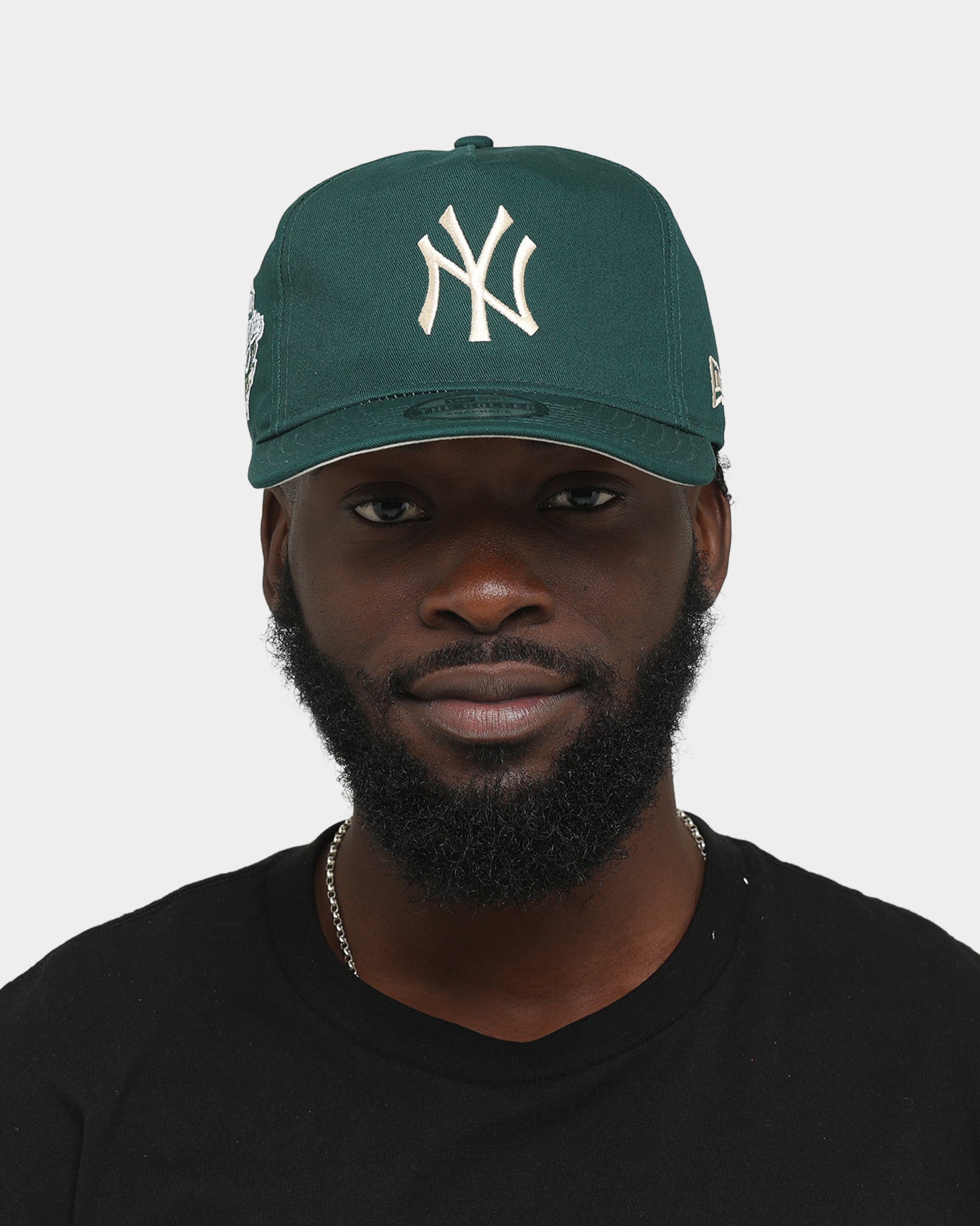 New Era New York Yankees 'Green & Cream' Old Golfer Snapback Dark Green
