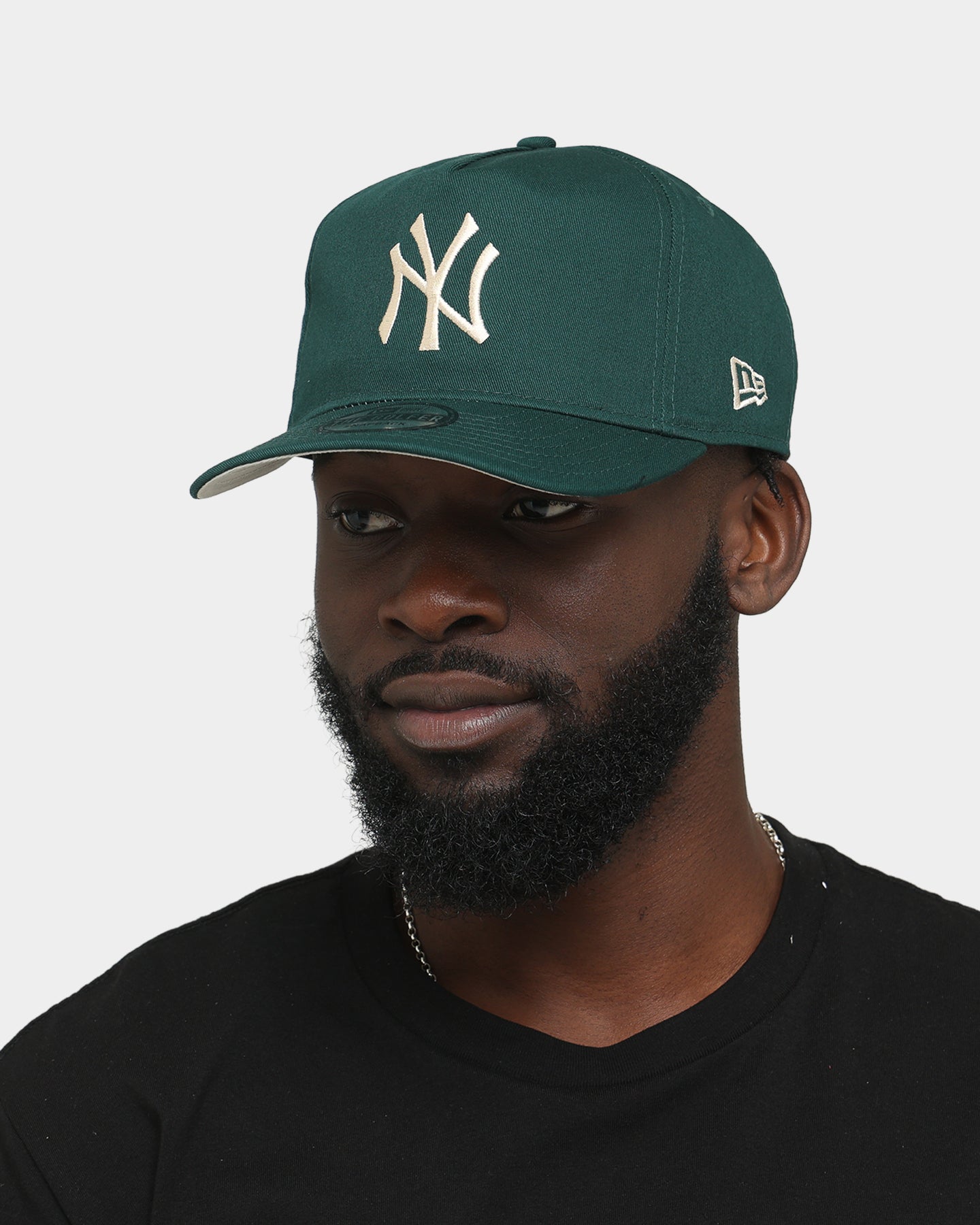 New Era New York Yankees 'Green & Cream' Old Golfer Snapback Dark Green