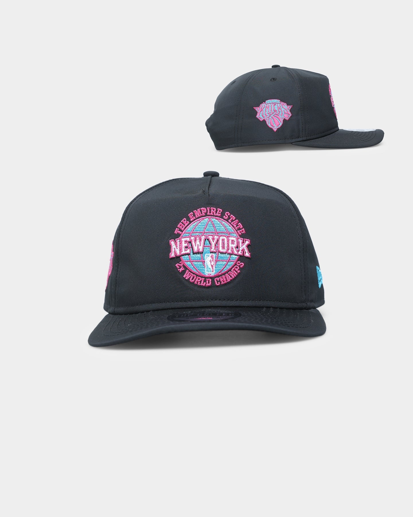 New Era New York Knicks 'Neon Nights' Prolight Old Golfer Snapback Black/Neon