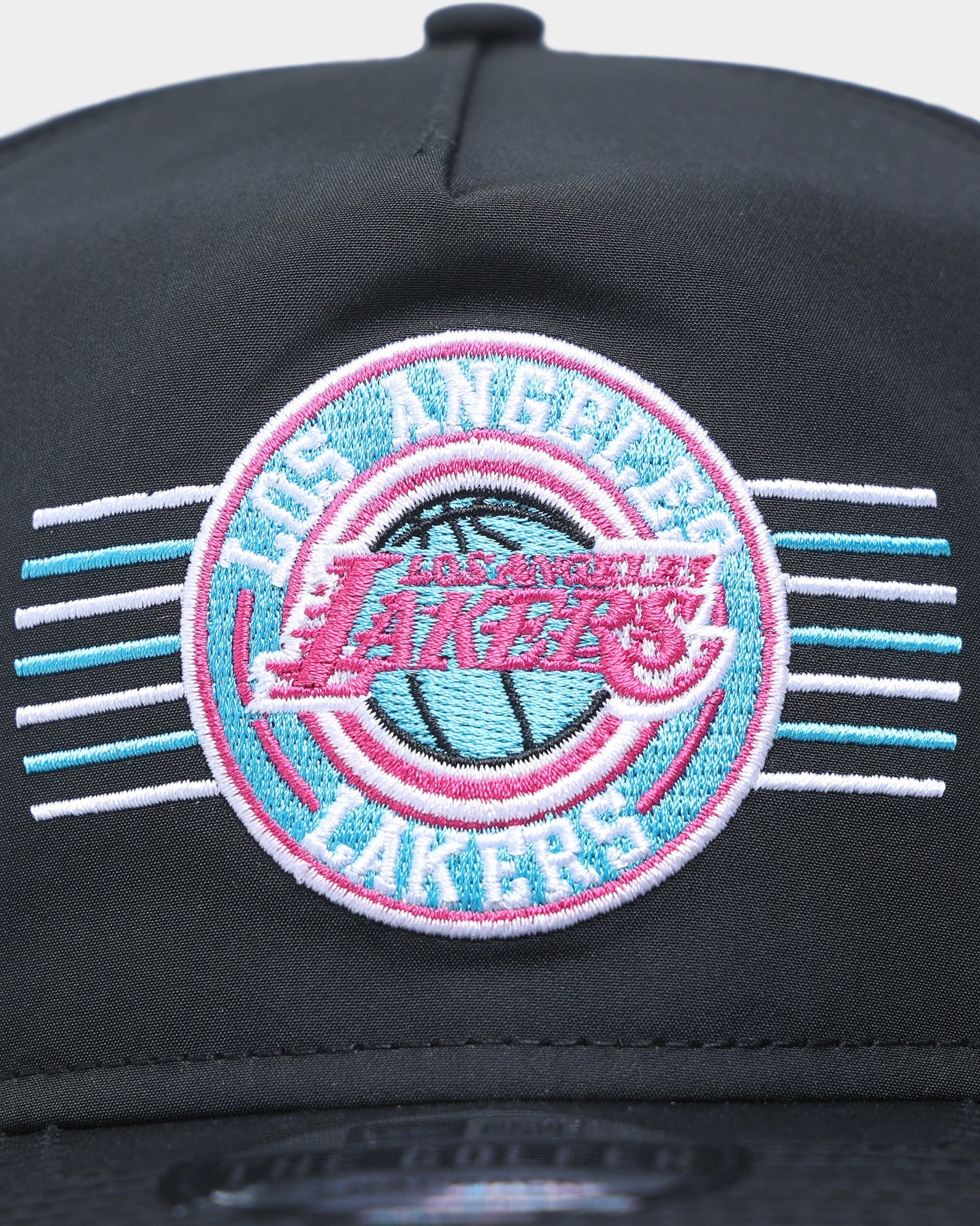 New Era Los Angeles Lakers 'Neon Nights' Prolight Old Golfer Snapback Black/Neon