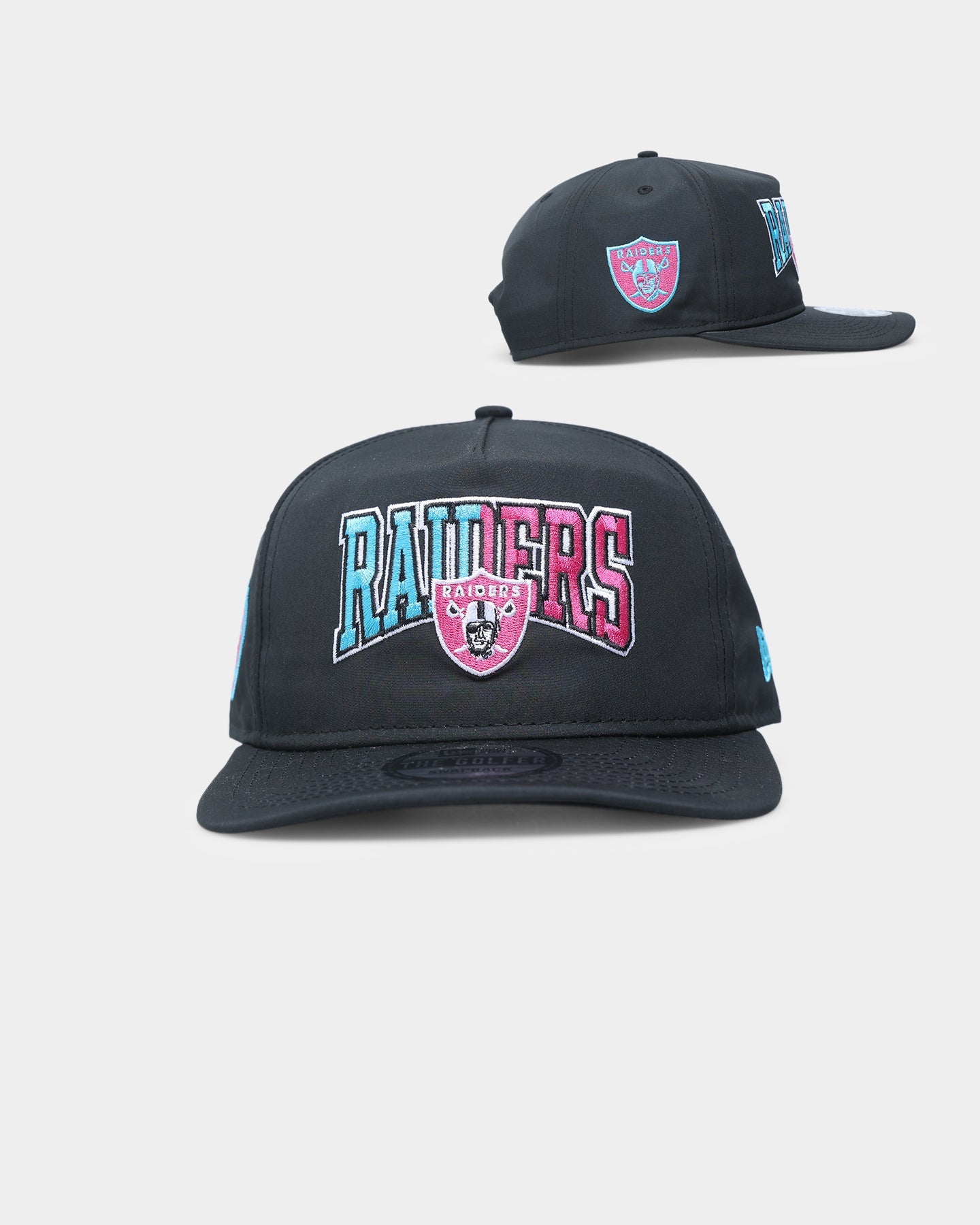 New Era Las Vegas Raiders 'Neon Nights' Prolight Old Golfer Snapback Black/Neon