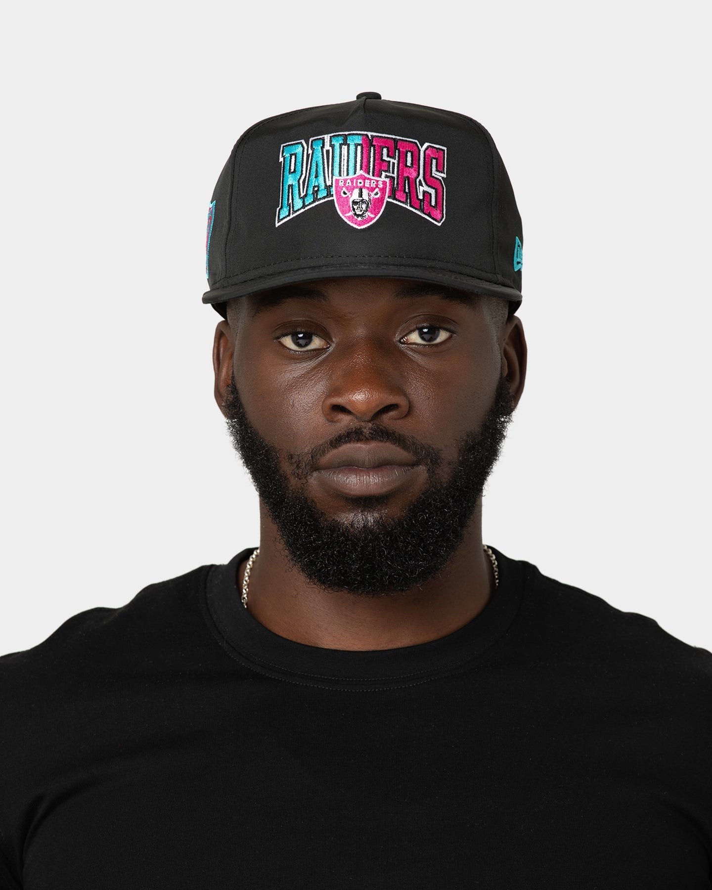 New Era Las Vegas Raiders 'Neon Nights' Prolight Old Golfer Snapback Black/Neon