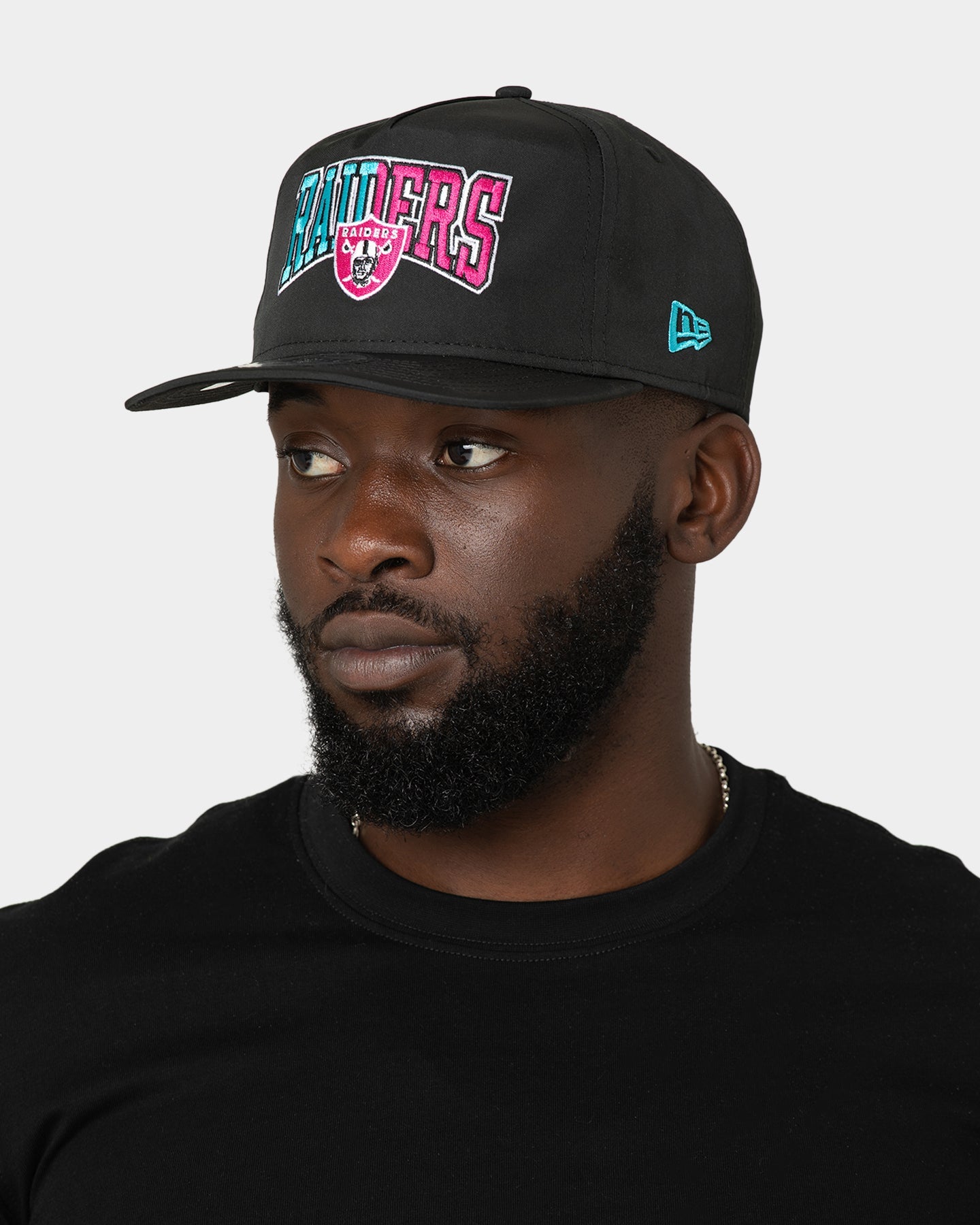 New Era Las Vegas Raiders 'Neon Nights' Prolight Old Golfer Snapback Black/Neon