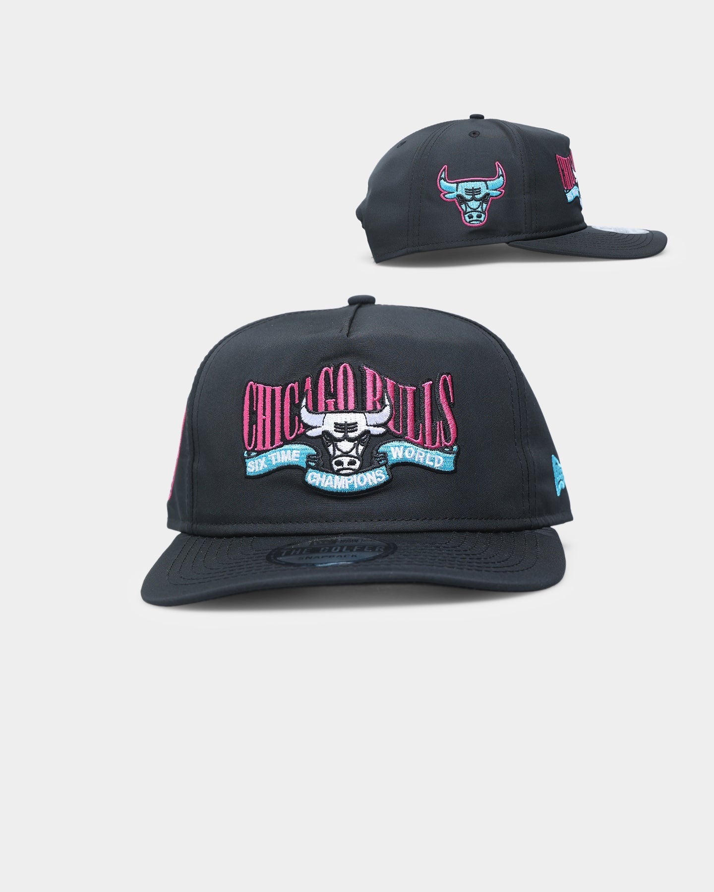 New Era Chicago Bulls 'Neon Nights' Prolight Old Golfer Snapback Black/Neon