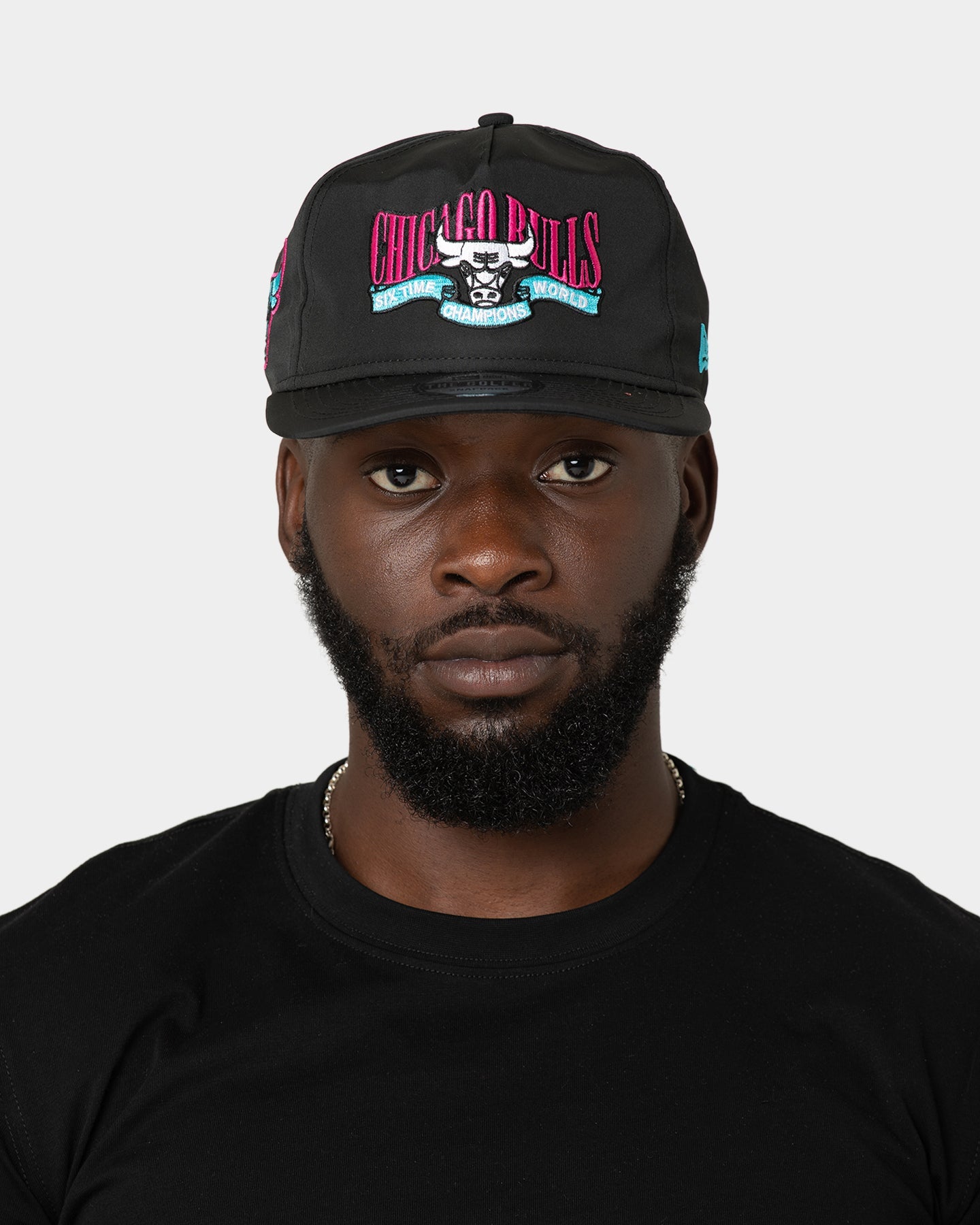 New Era Chicago Bulls 'Neon Nights' Prolight Old Golfer Snapback Black/Neon