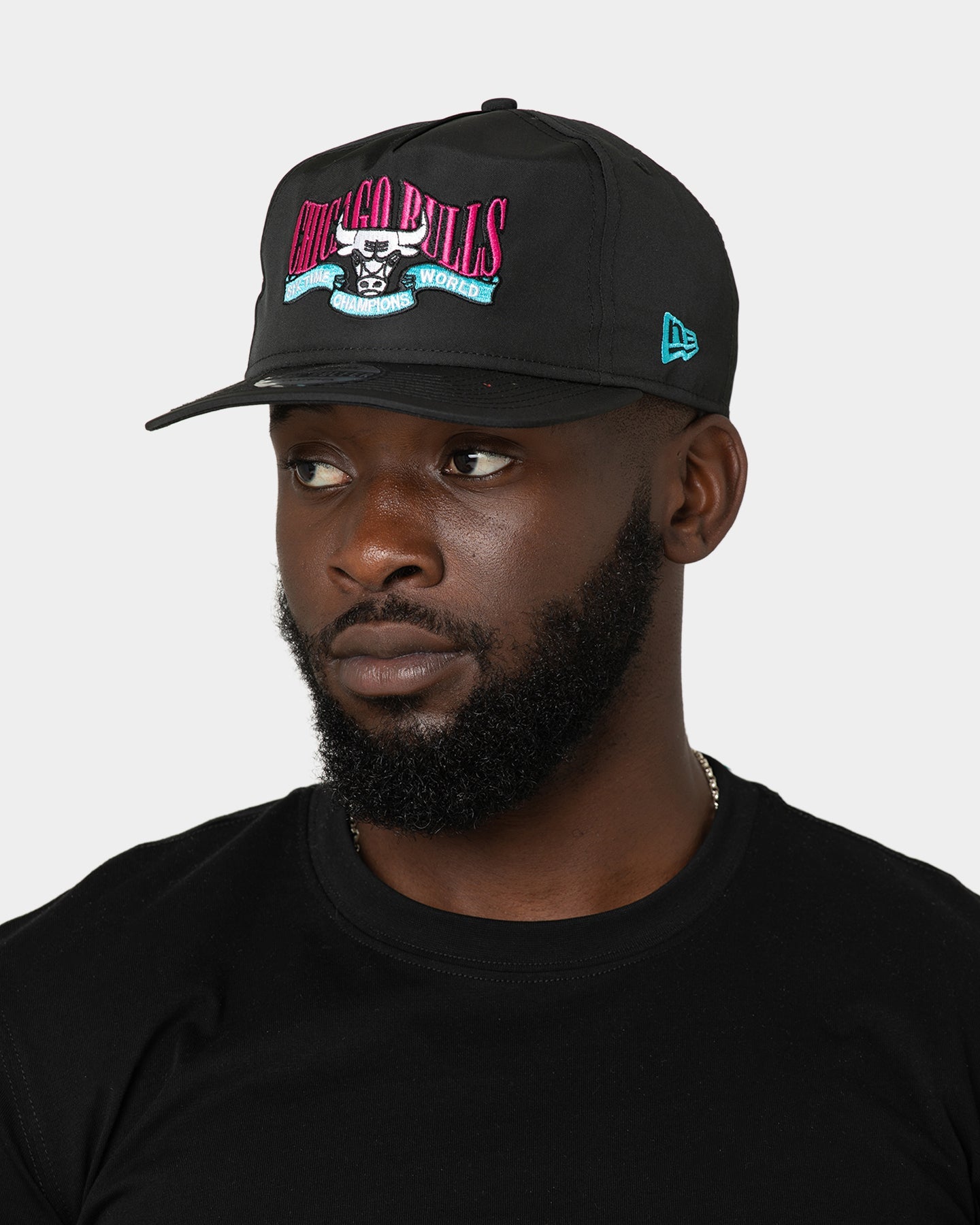 New Era Chicago Bulls 'Neon Nights' Prolight Old Golfer Snapback Black/Neon
