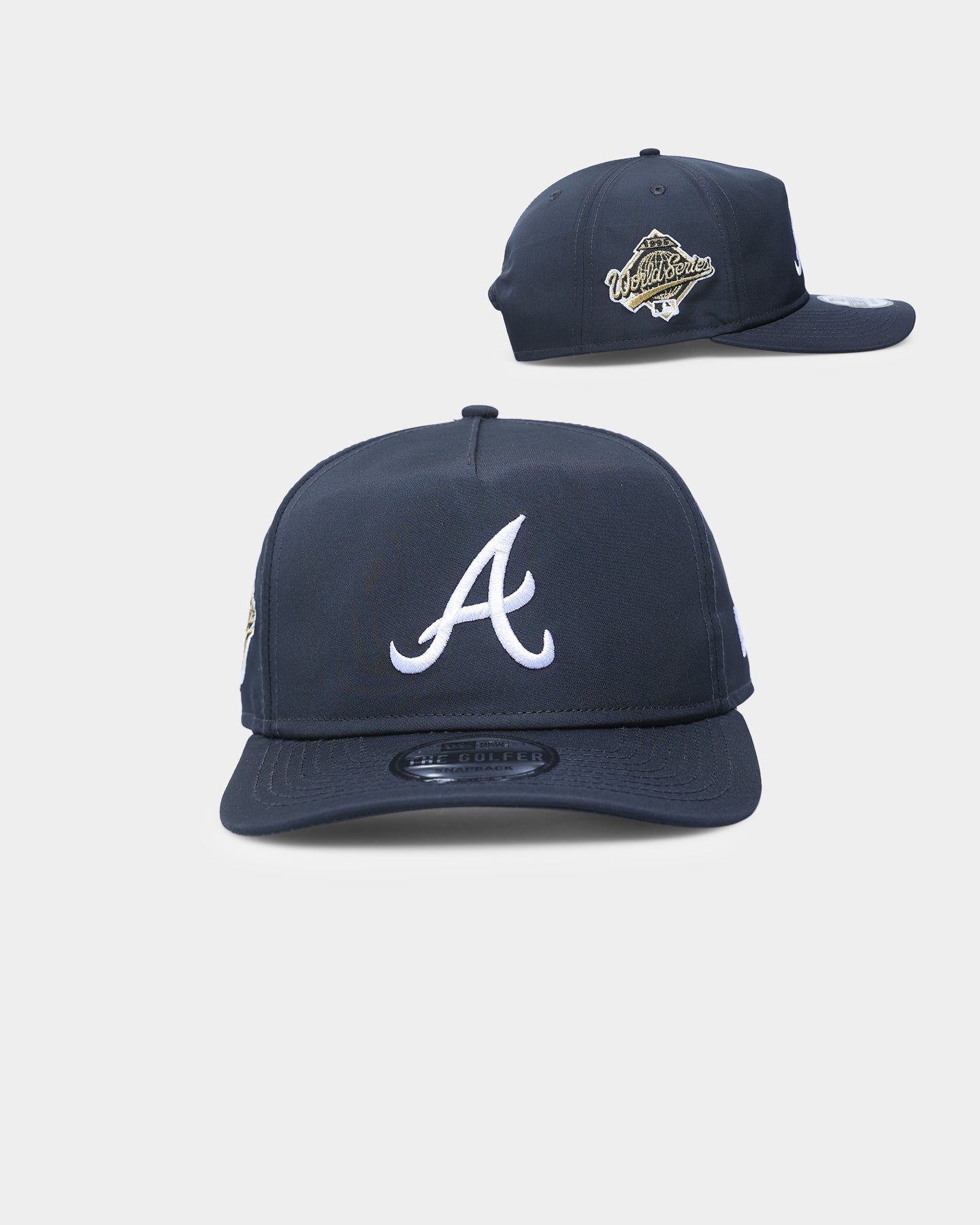 New Era Atlanta Braves 'Original Team Colours World Series' Prolight Old Golfer Snapback Original Team Colours
