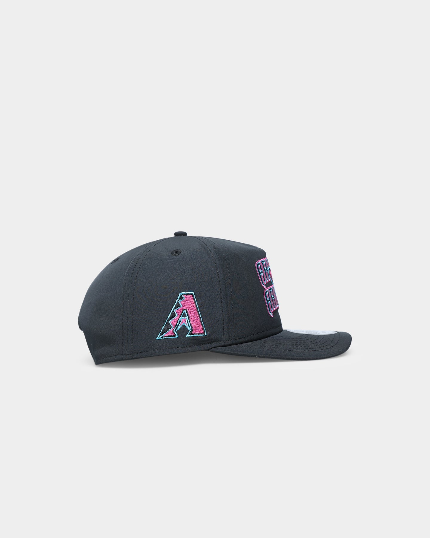 New Era Arizona Diamondbacks 'Neon Nights' Prolight Old Golfer Snapback Black/Neon