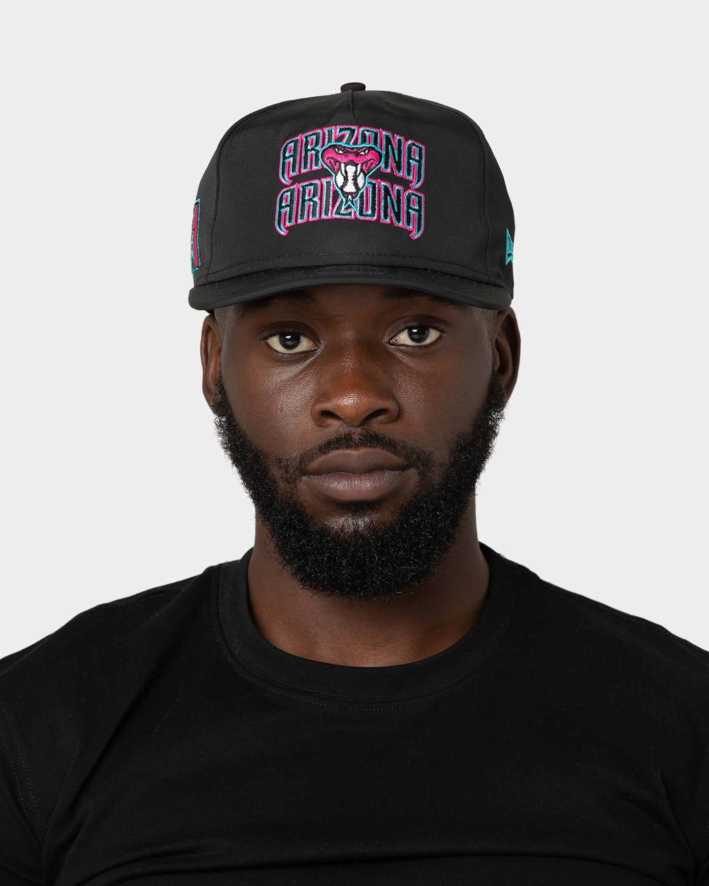 New Era Arizona Diamondbacks 'Neon Nights' Prolight Old Golfer Snapback Black/Neon