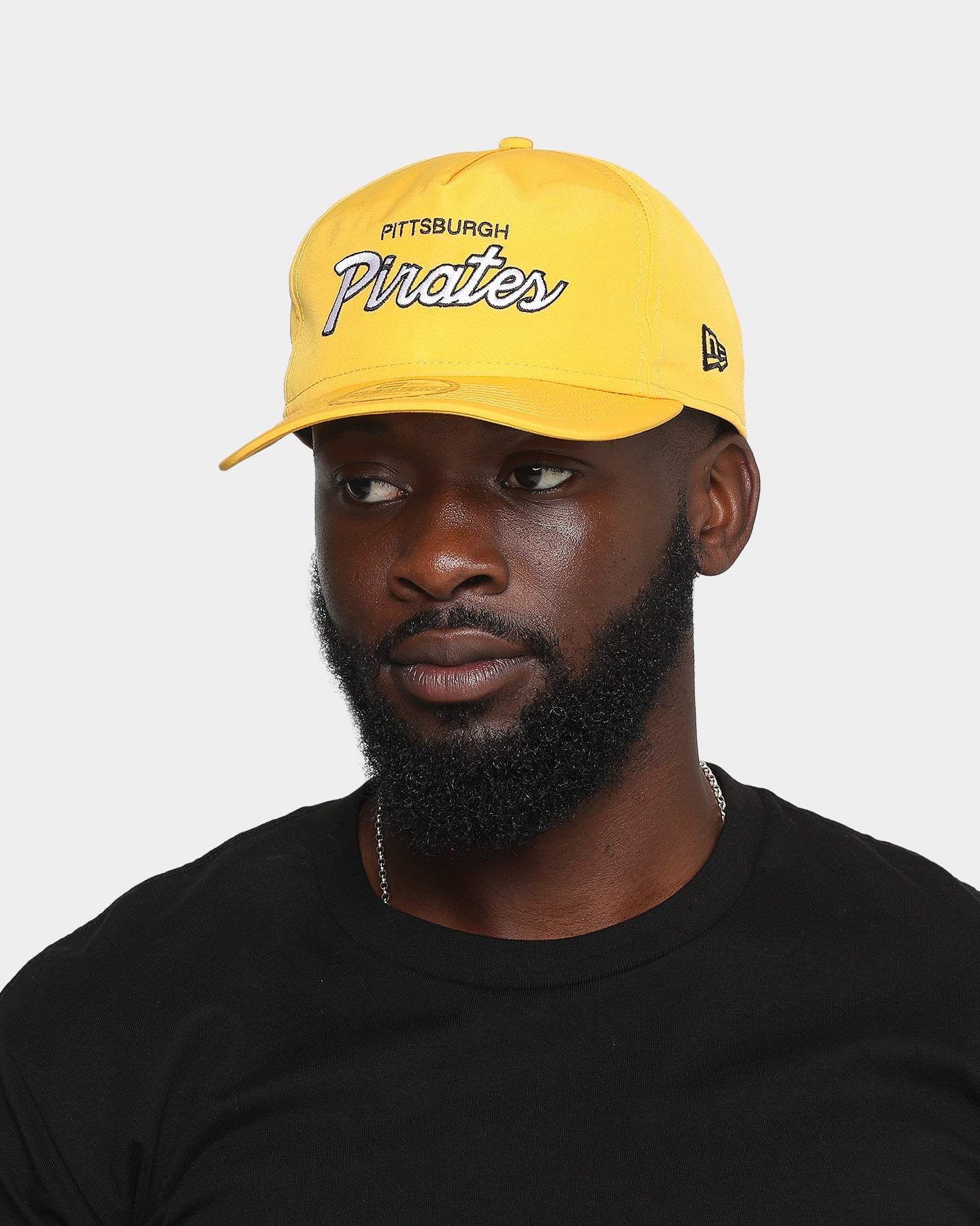 New Era Pittsburgh Pirates 'Team Script' Prolight Old Golfer Snapback Original Team Colours