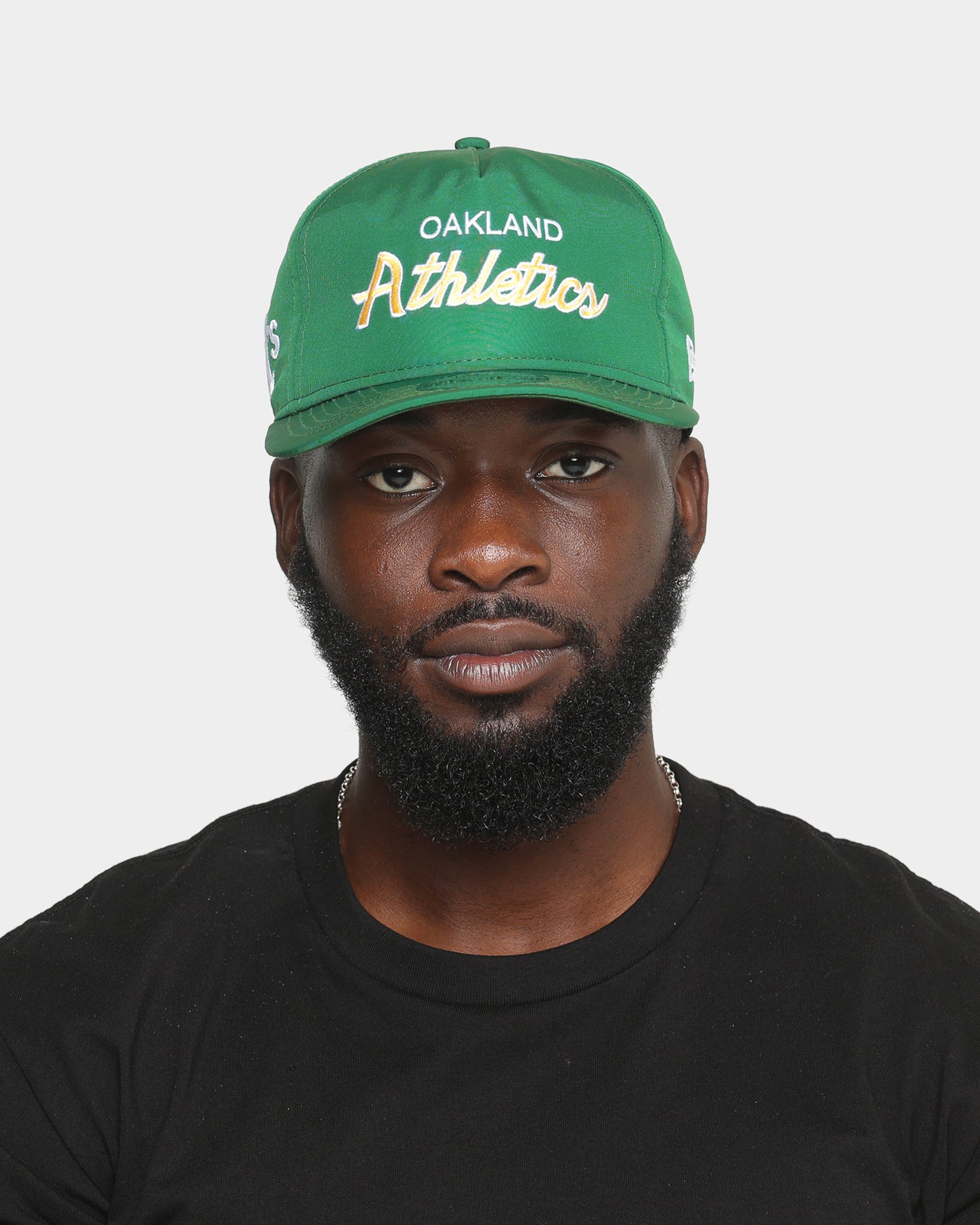 New Era Oakland Athletics 'Team Script' Prolight Old Golfer Snapback Original Team Colours