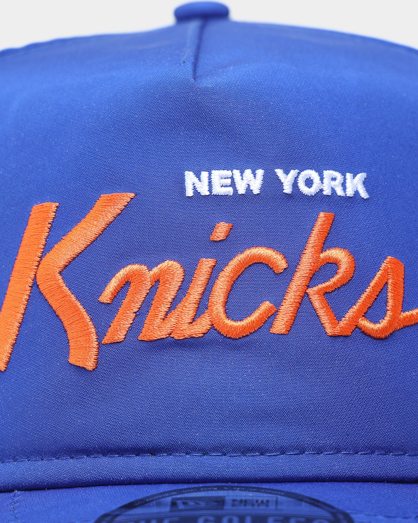 New Era New York Knicks 'Team Script' Prolight Old Golfer Snapback Original Team Colours