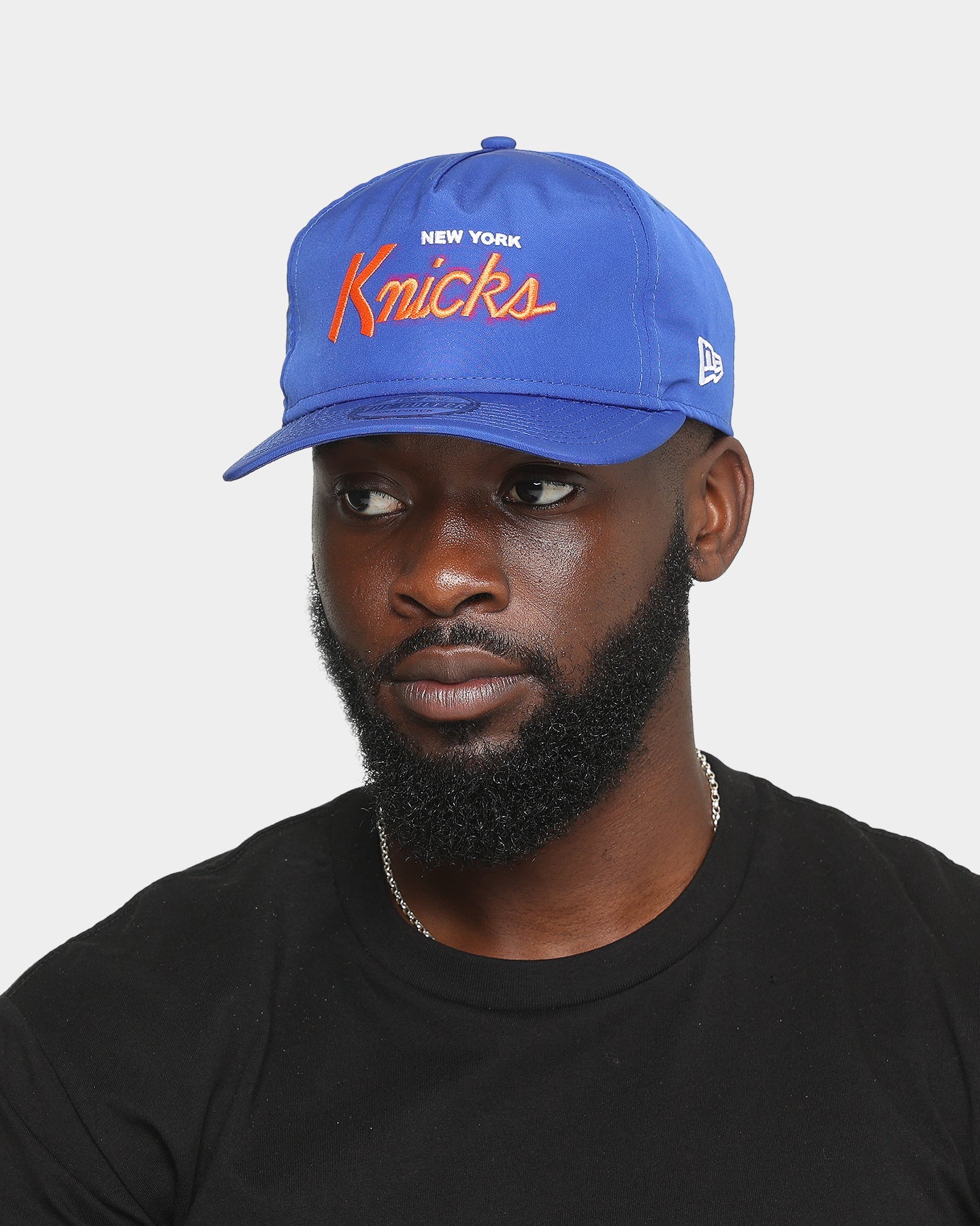 New Era New York Knicks 'Team Script' Prolight Old Golfer Snapback Original Team Colours