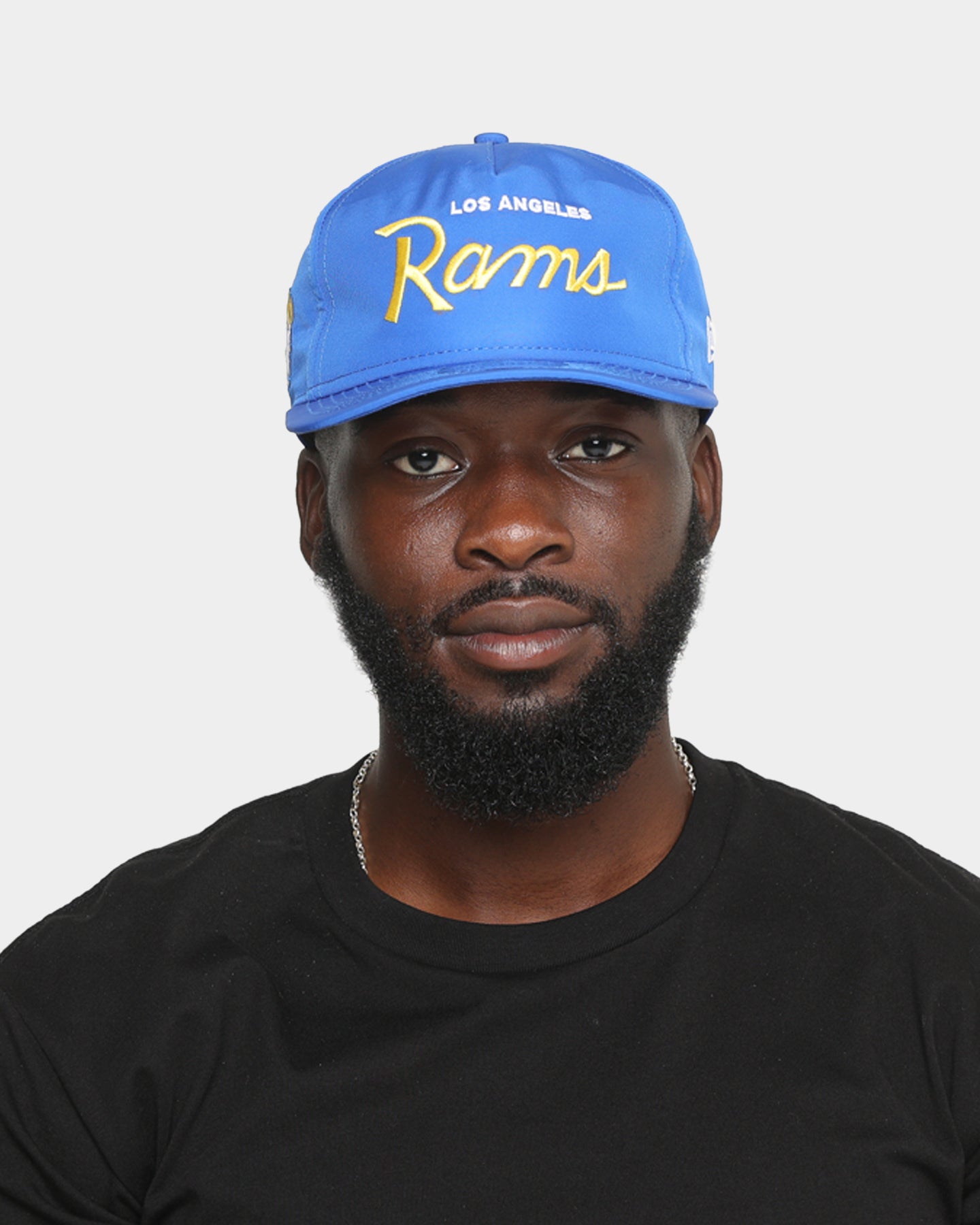 New Era Los Angeles Rams 'Team Script' Prolight Old Golfer Snapback Original Team Colours