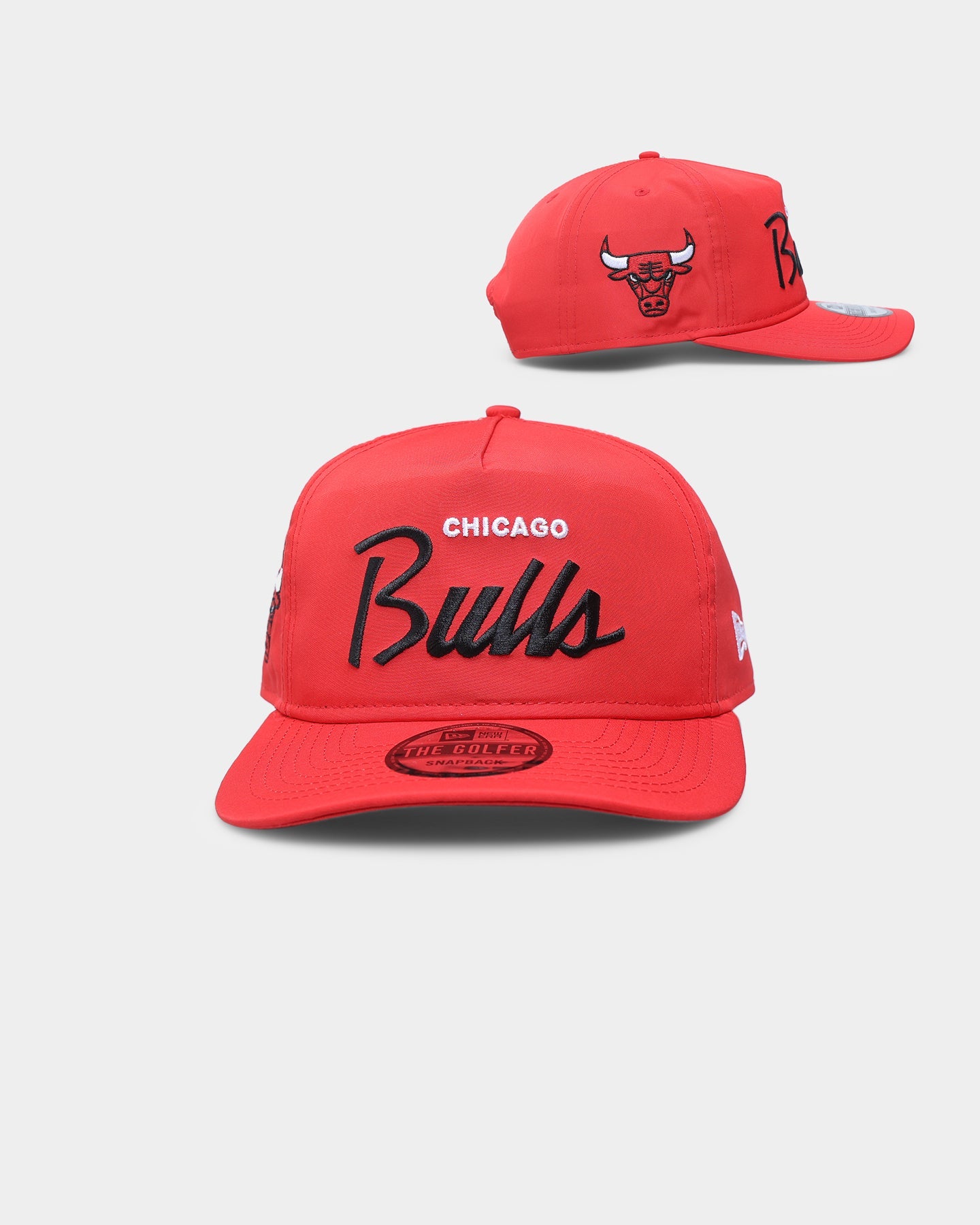 New Era Chicago Bulls 'Team Script' Prolight Old Golfer Snapback Original Team Colours
