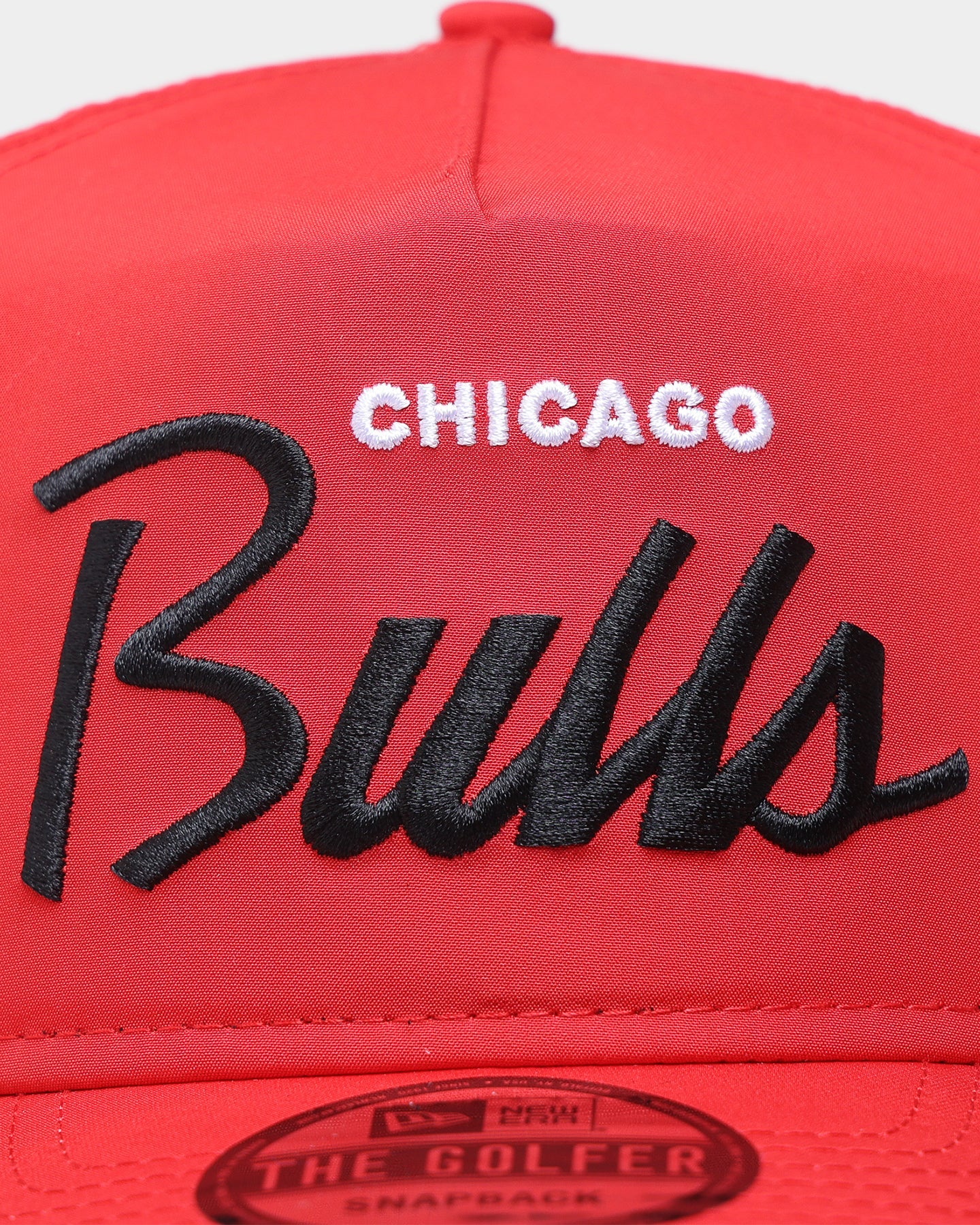 New Era Chicago Bulls 'Team Script' Prolight Old Golfer Snapback Original Team Colours
