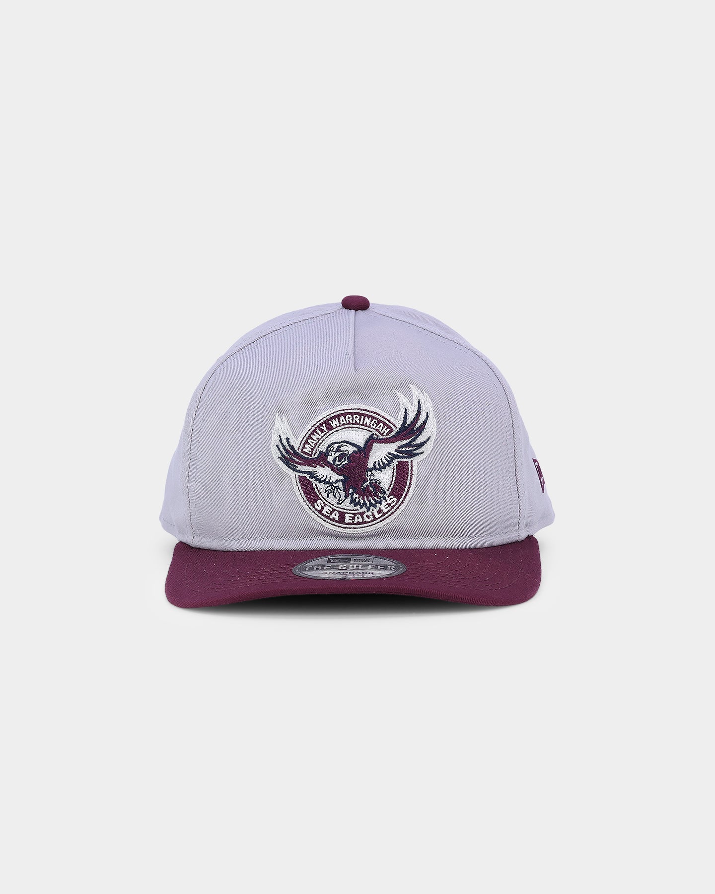 New Era Manly Warringah Sea Eagles NRL '22 Old Golfer Snapback Dark Purple
