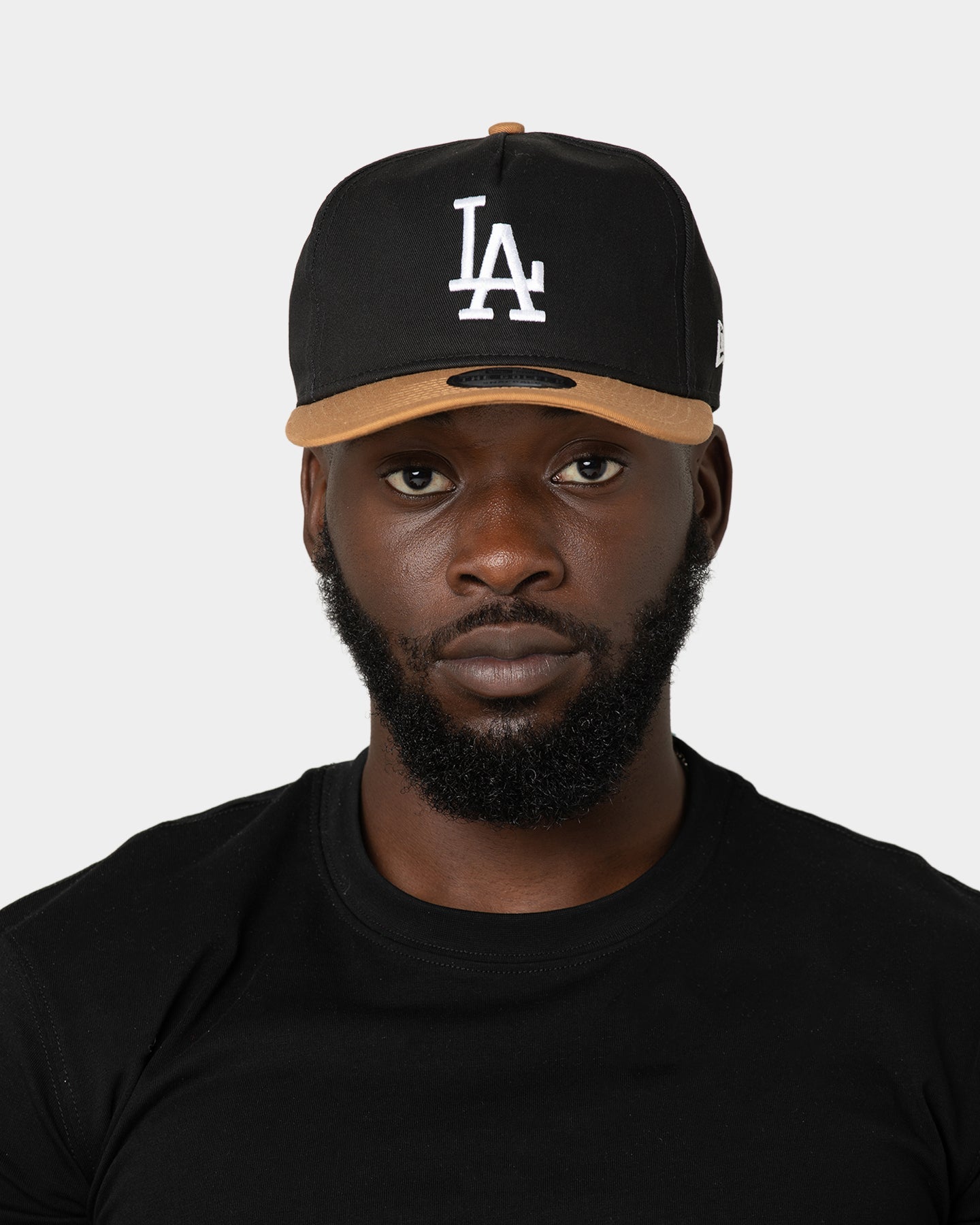 New Era Los Angeles Dodgers Golfer Snapback Black/Wheat