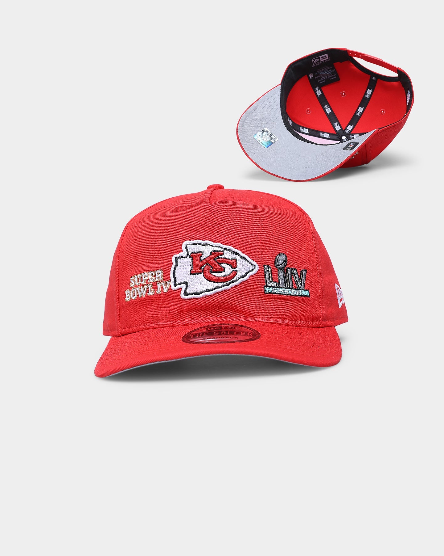New Era Kansas City Chiefs 'Super Bowl Past Champions' Old Golfer Strapback Red