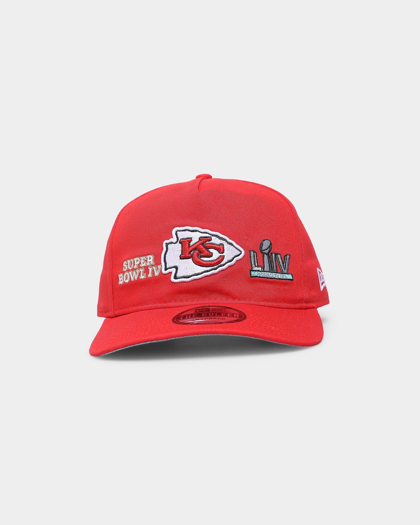 New Era Kansas City Chiefs 'Super Bowl Past Champions' Old Golfer Strapback Red