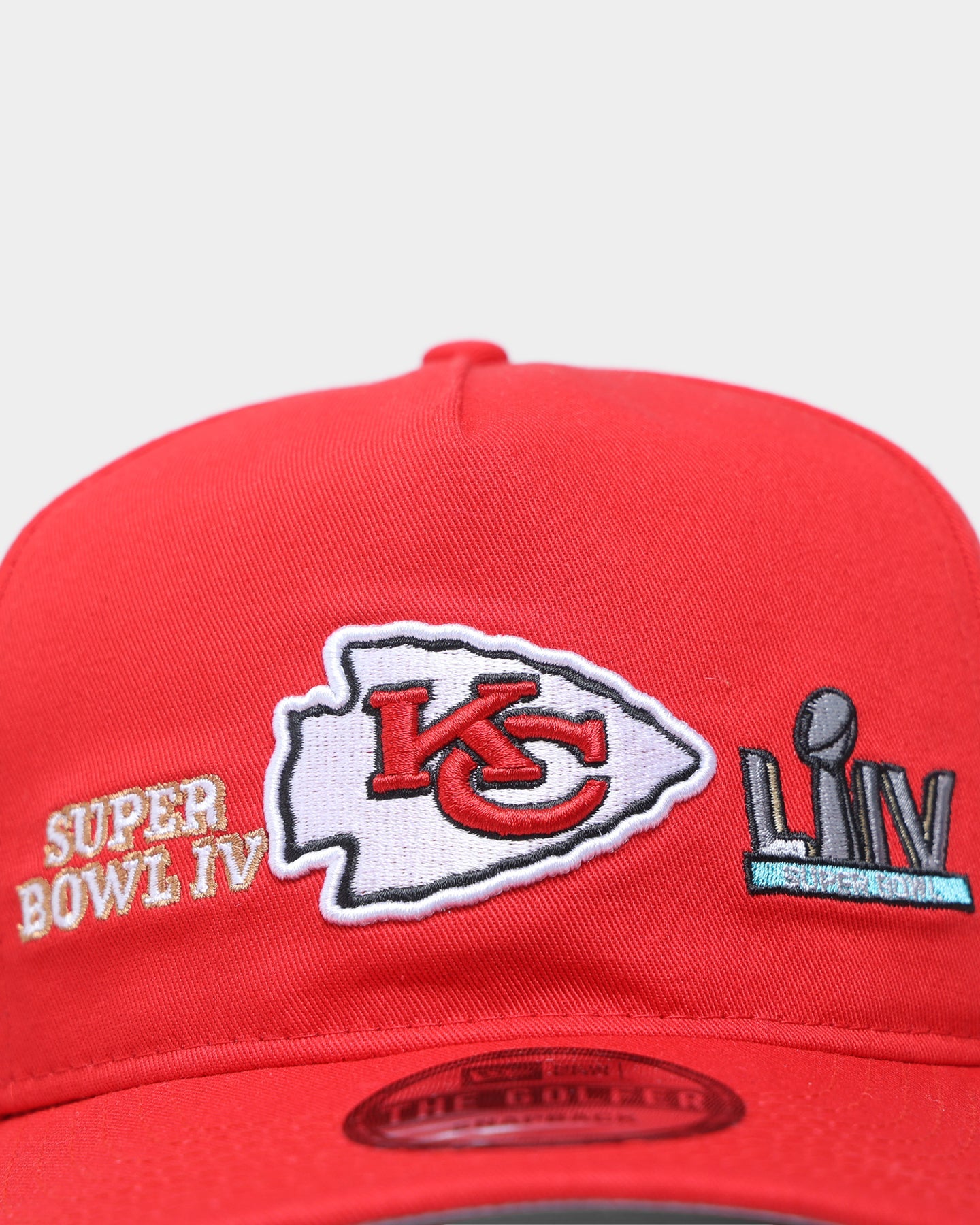 New Era Kansas City Chiefs 'Super Bowl Past Champions' Old Golfer Strapback Red