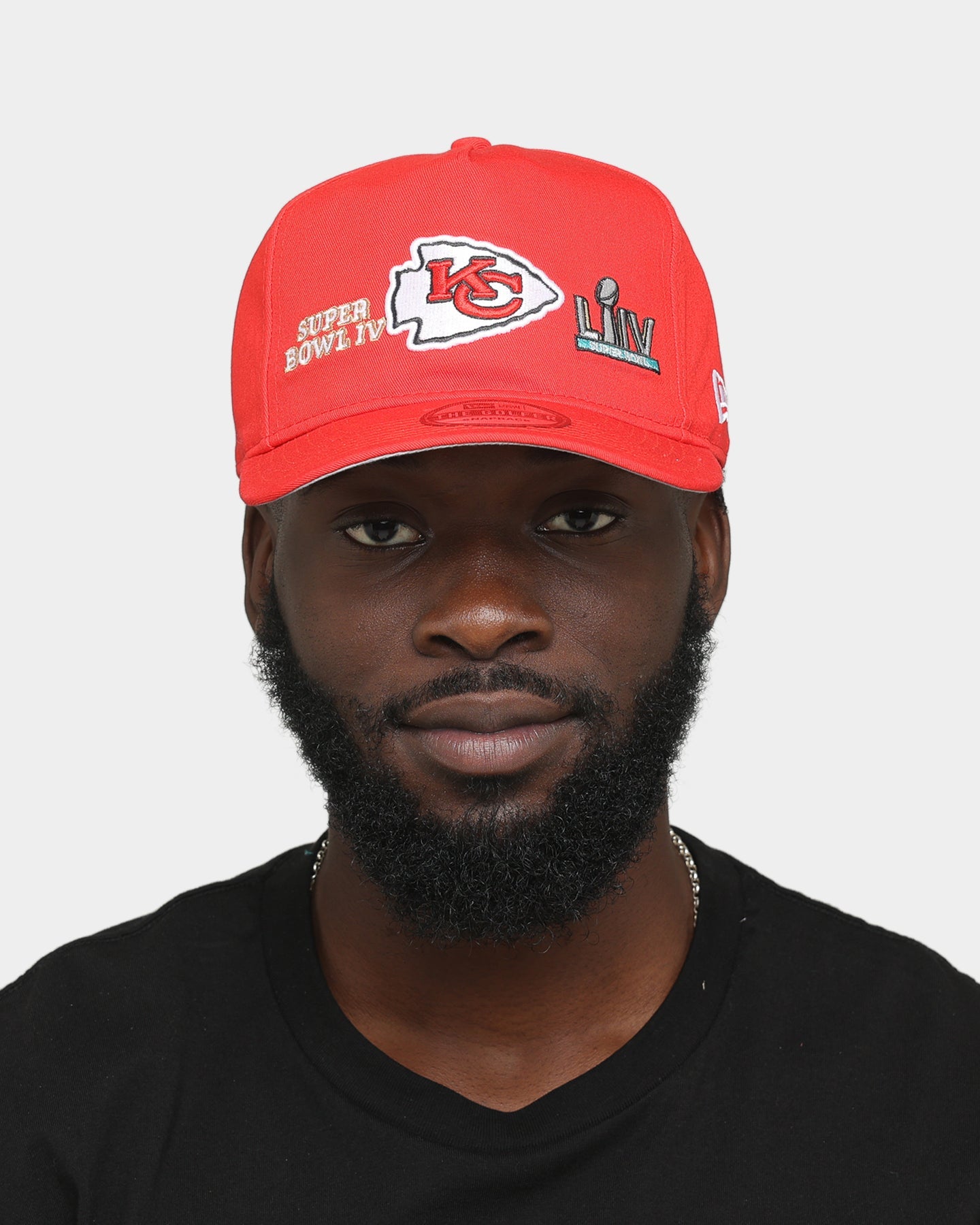 New Era Kansas City Chiefs 'Super Bowl Past Champions' Old Golfer Strapback Red