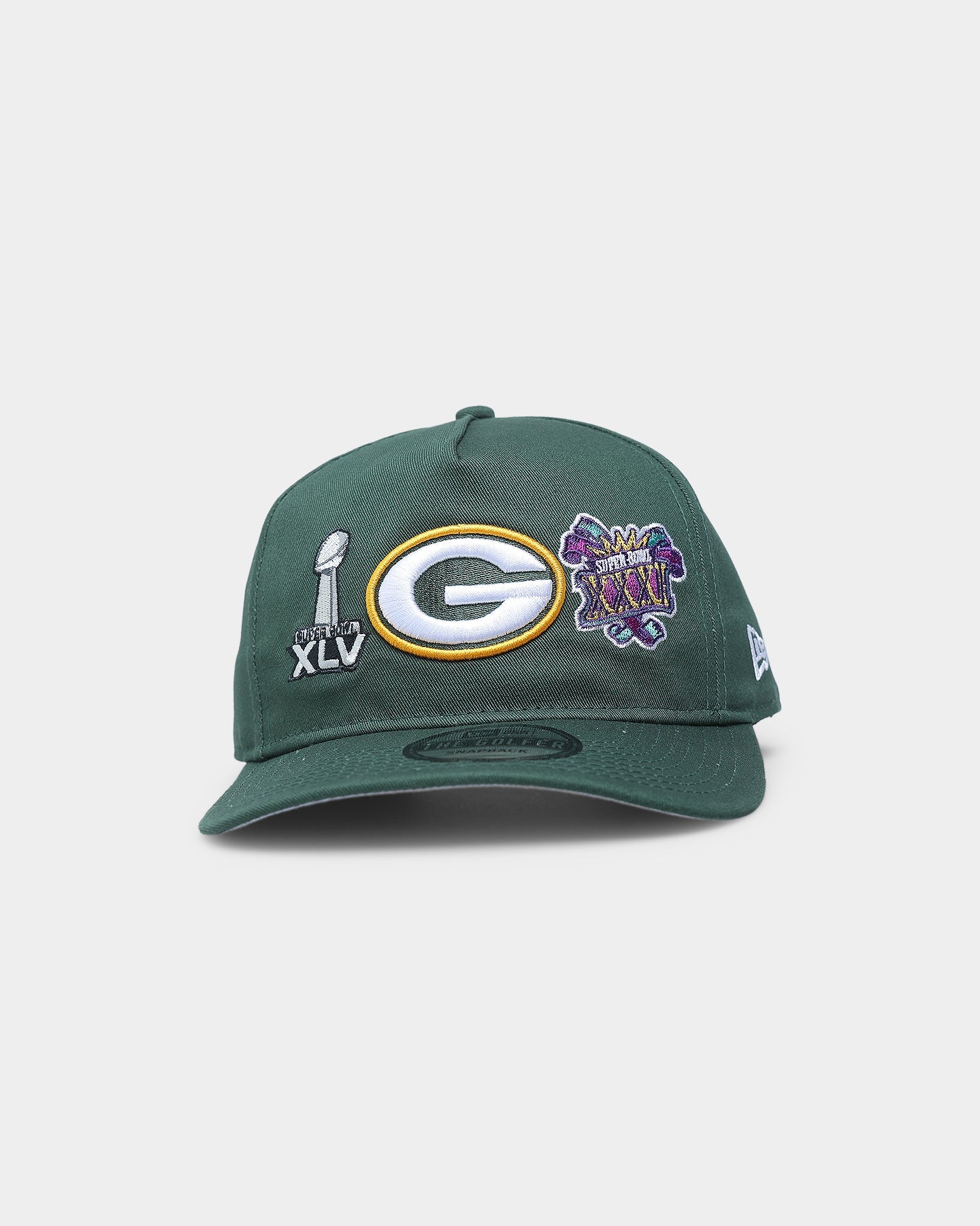 New Era Green Bay Packers 'Super Bowl Past Champions' Old Golfer Strapback Green