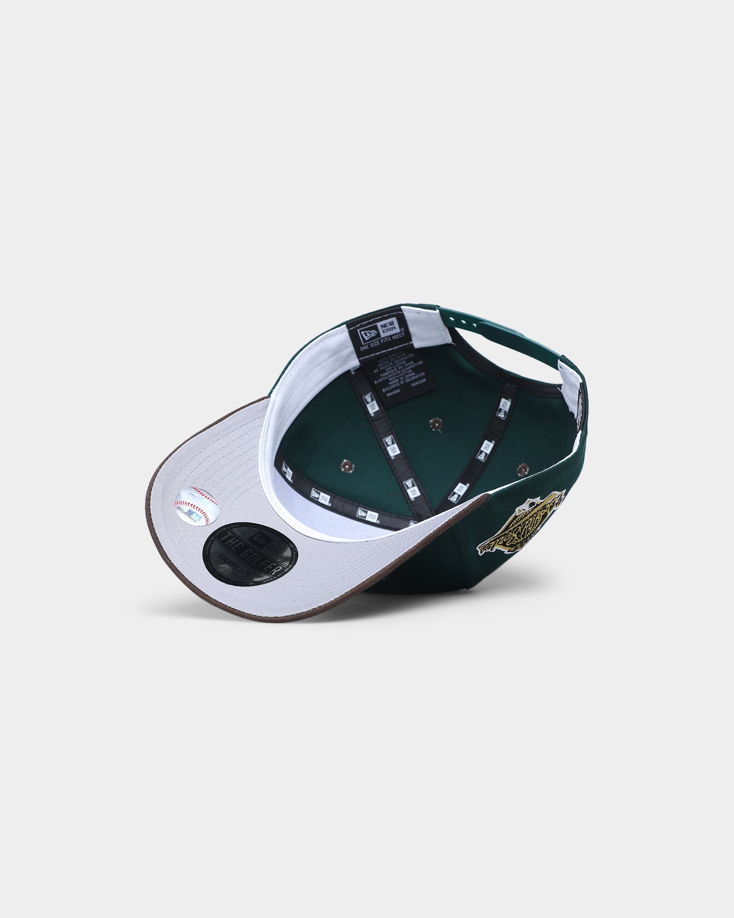 New Era Atlanta Braves 'Beef & Broccoli' Old Golfer Snapback Green/Brown