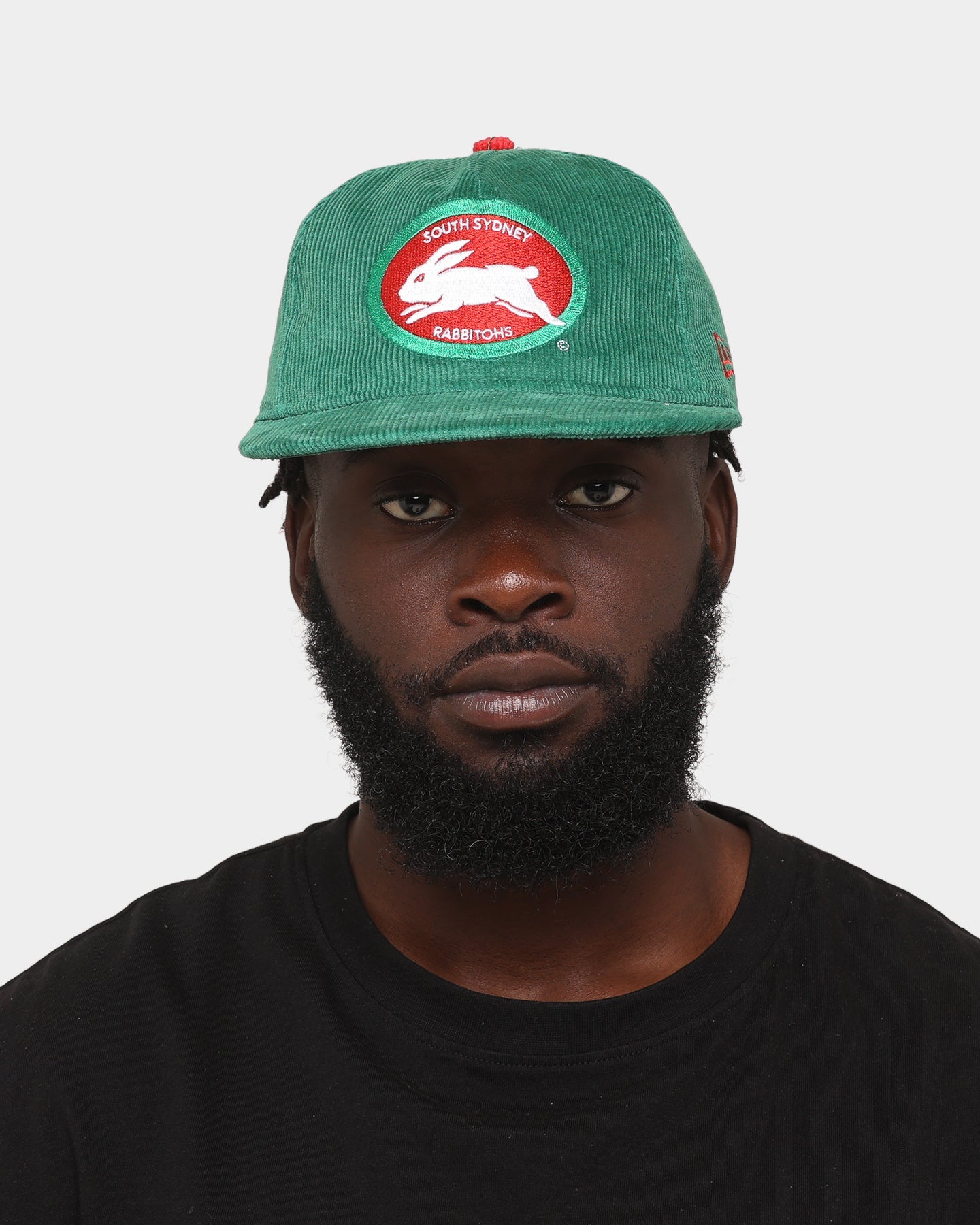 New Era South Sydney Rabbitohs NRL '22 Cord The Golfer Snapback Open Green