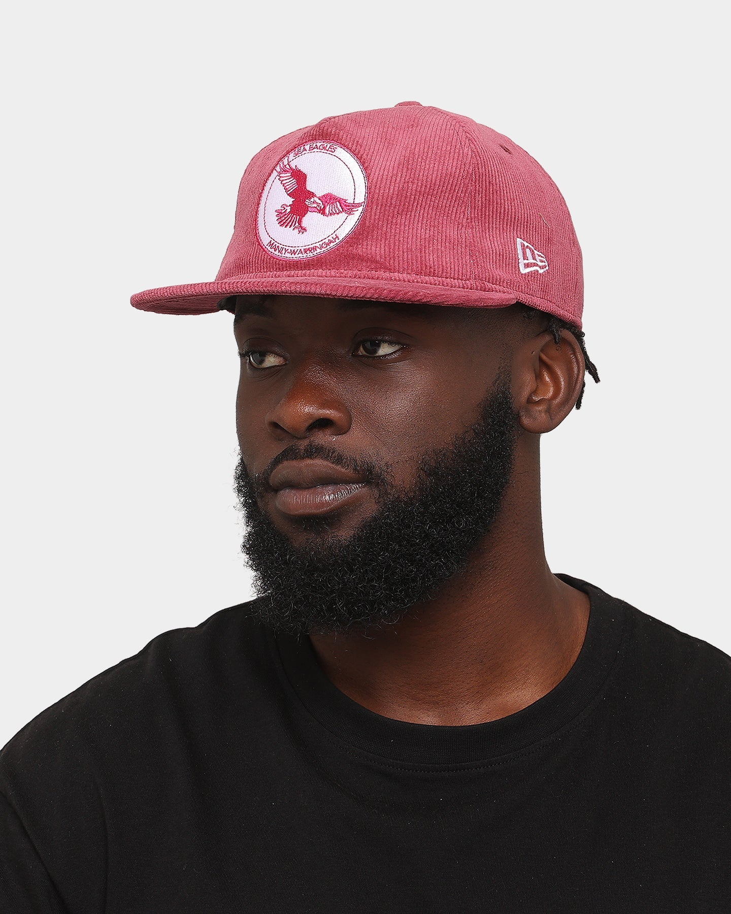 New Era Manly Warringah Sea Eagles NRL '22 Cord The Golfer Snapback Open Purple