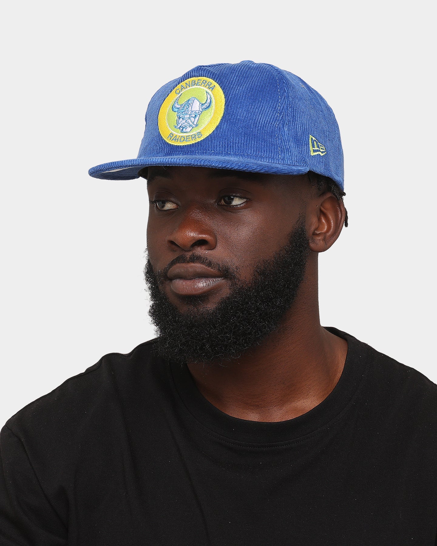 New Era Canberra Raiders NRL '22 Cord The Golfer Snapback Open Blue