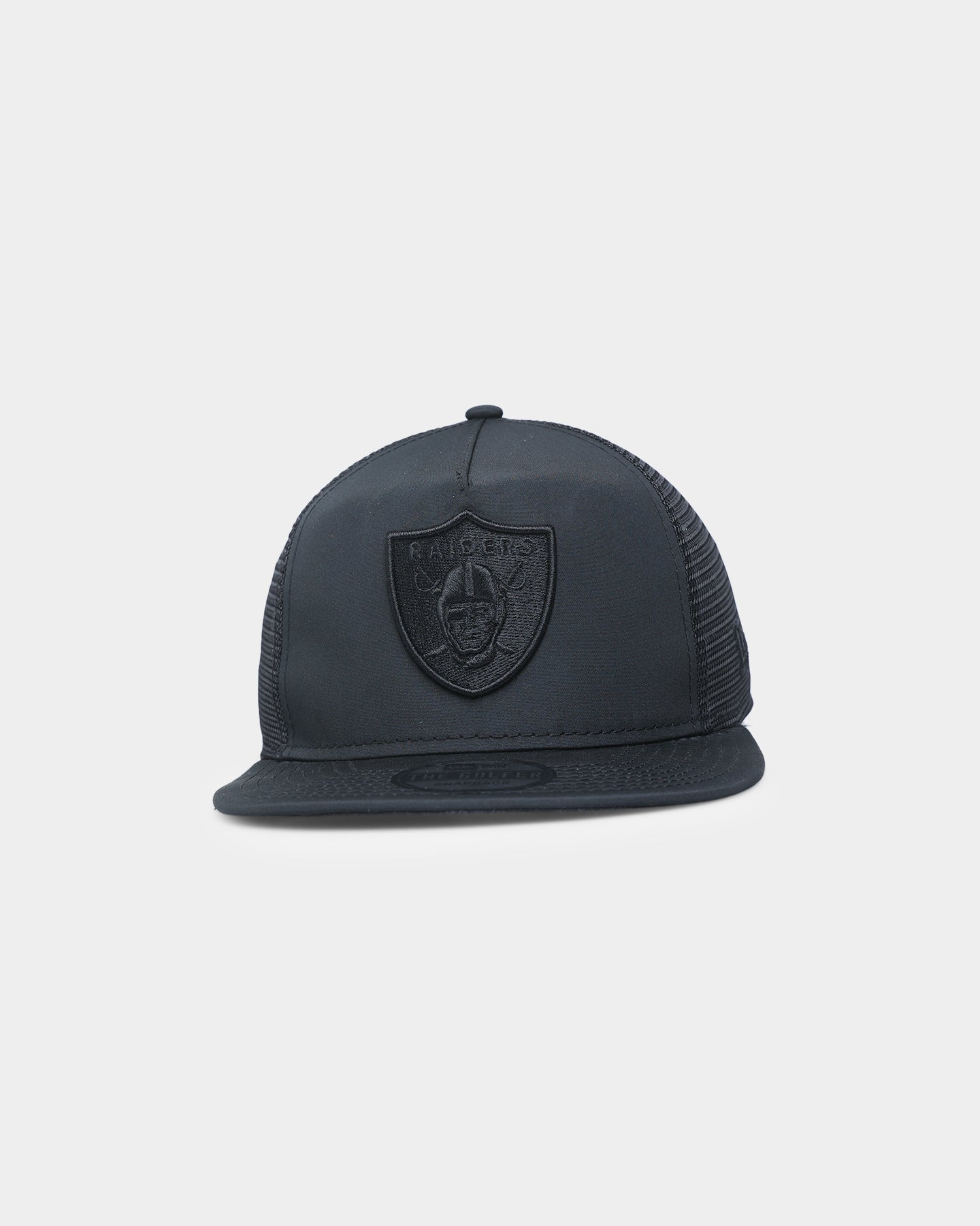 New Era Las Vegas Raiders Trucker Golfer Snapback Black/Black
