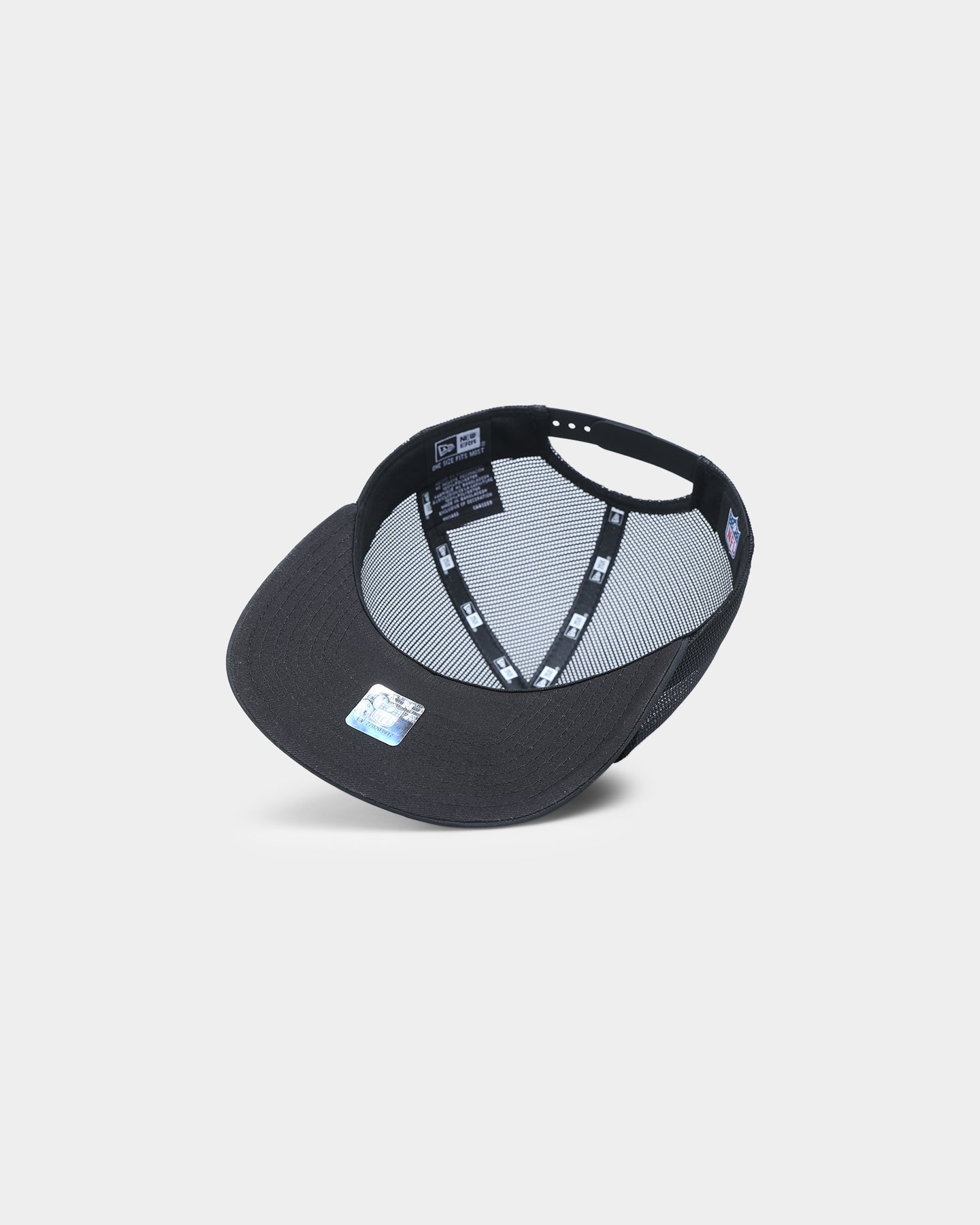 New Era Las Vegas Raiders Trucker Golfer Snapback Black/Black