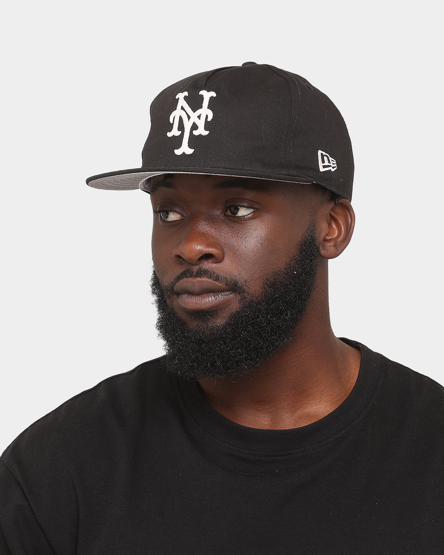 New Era New York Mets Old Golfer Snapback Black/Ivory