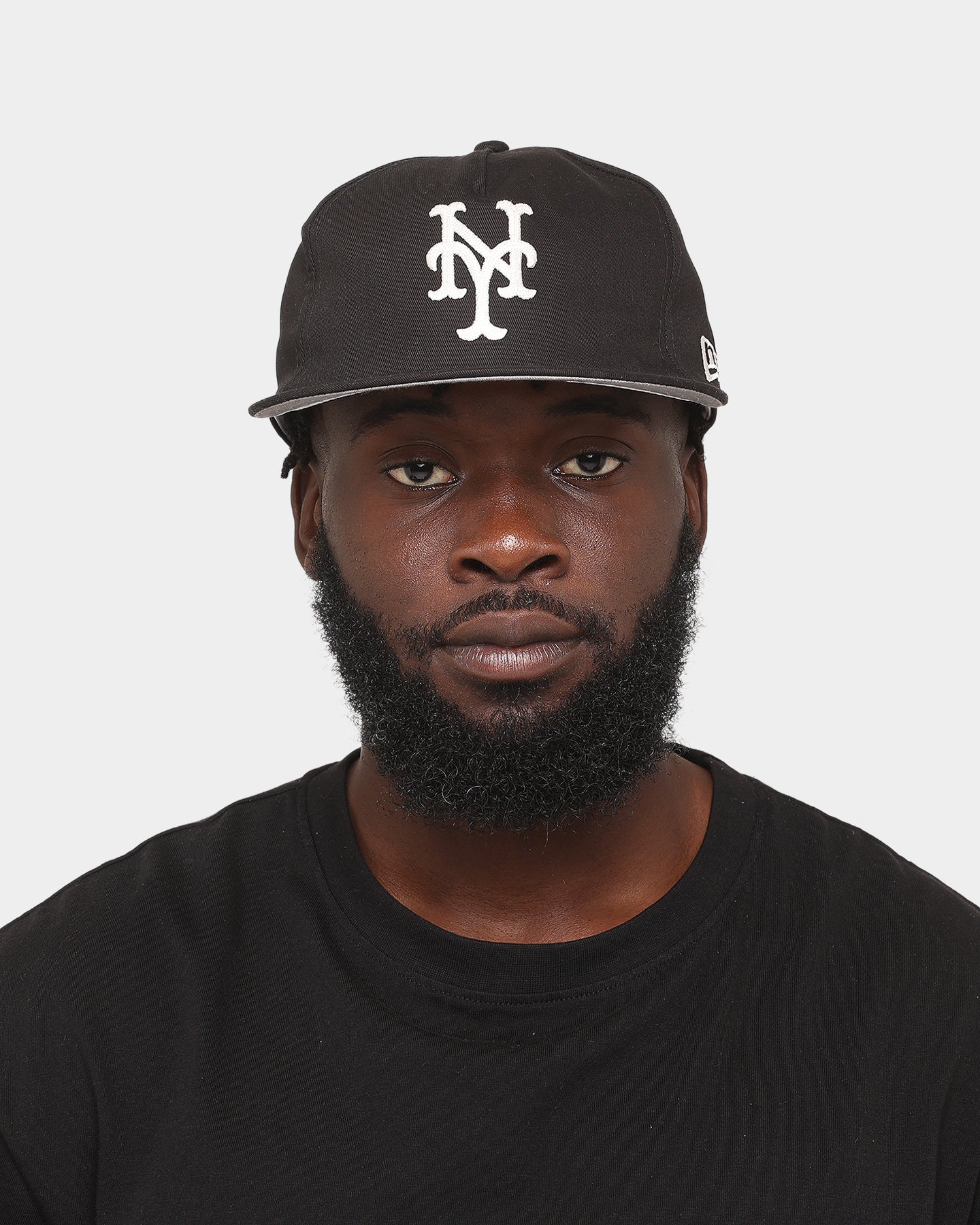 New Era New York Mets Old Golfer Snapback Black/Ivory