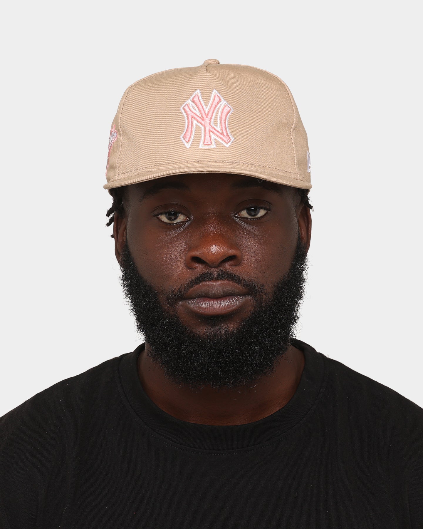 New Era New York Yankees 'Tumbleweed Sundae' Old Golfer Snapback Khaki/Pink