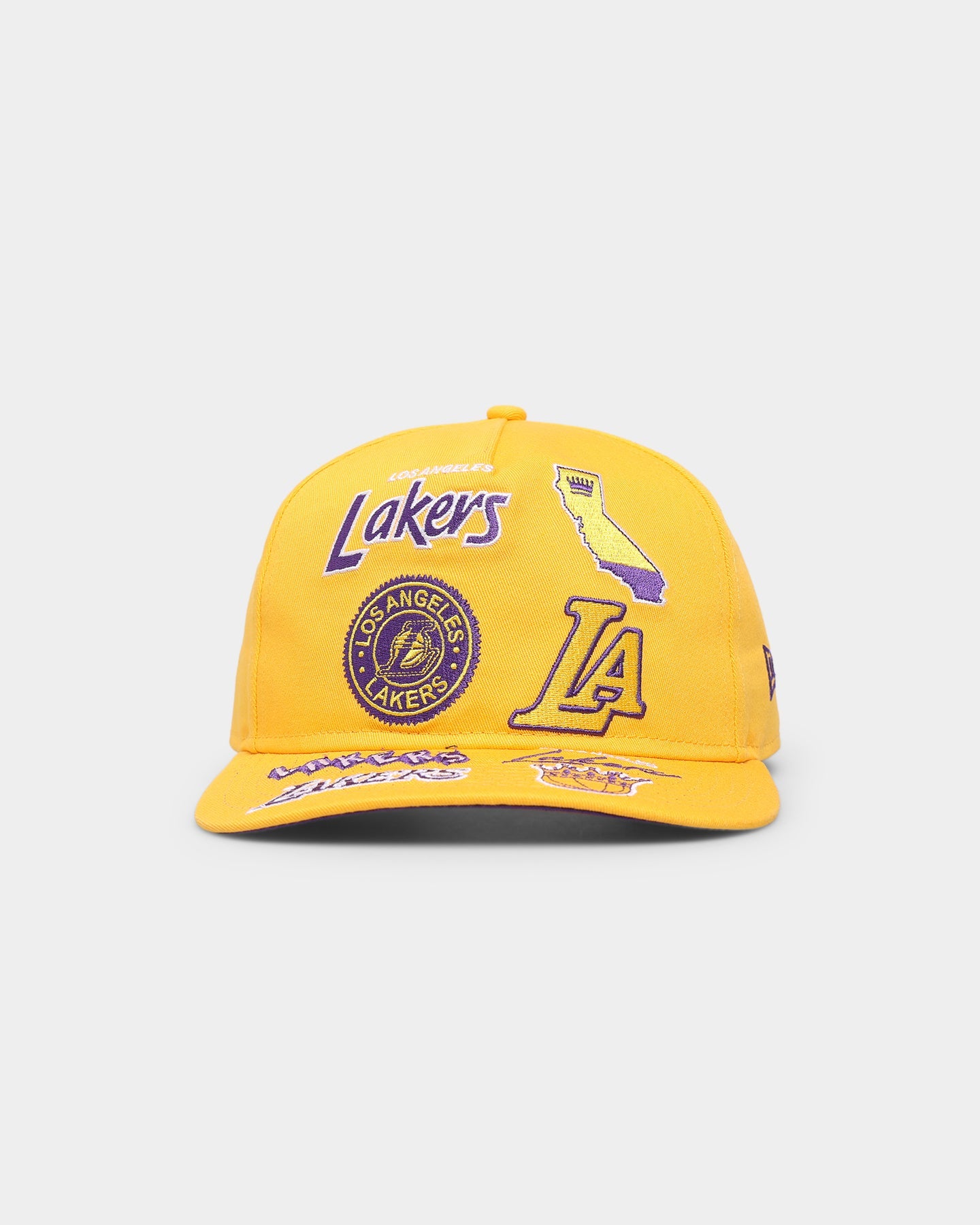 New Era Los Angeles Lakers 'Team Multi Logo' Old Golfer Snapback Team/Multi